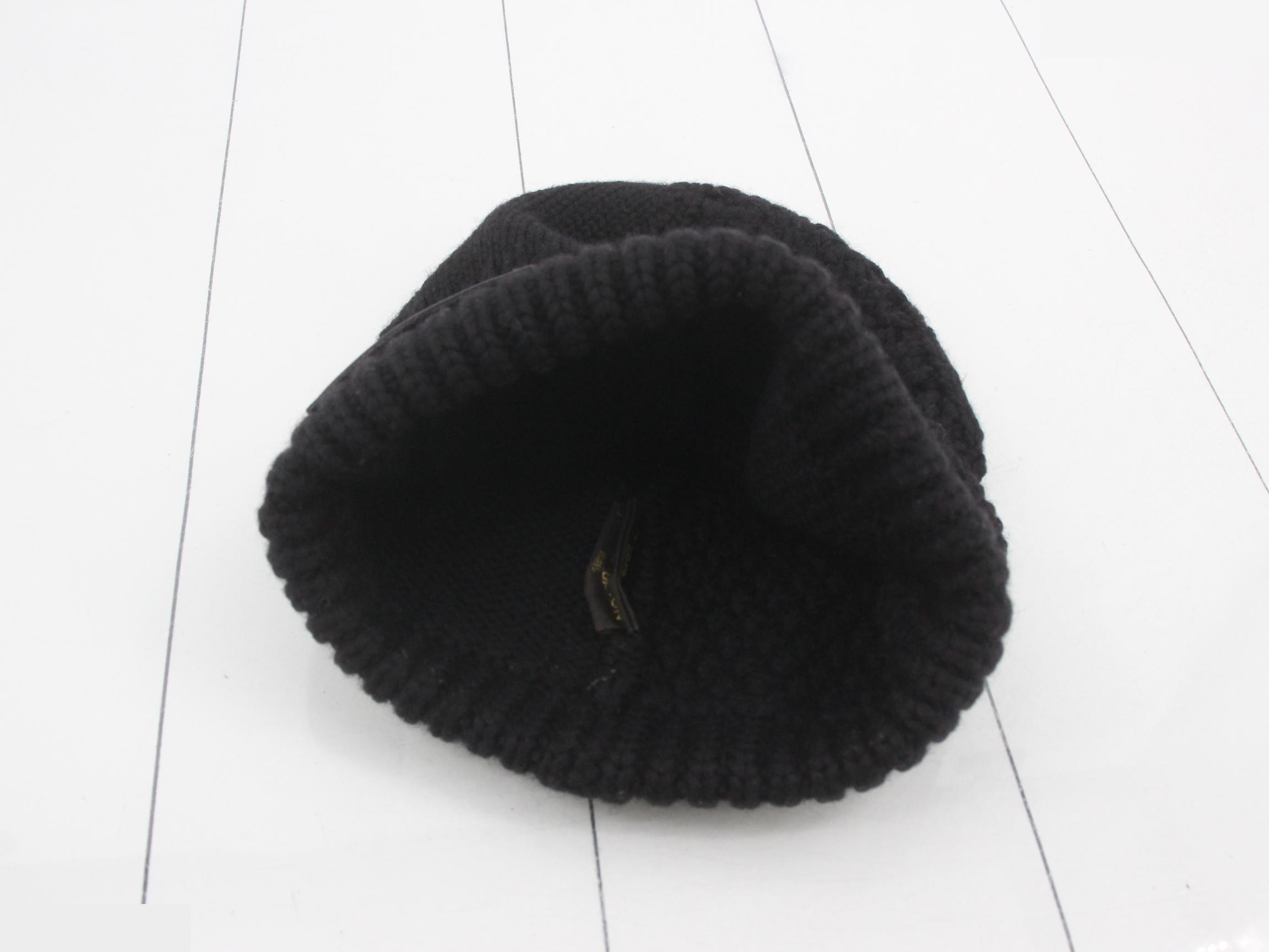 LV knit hat, black — view 3