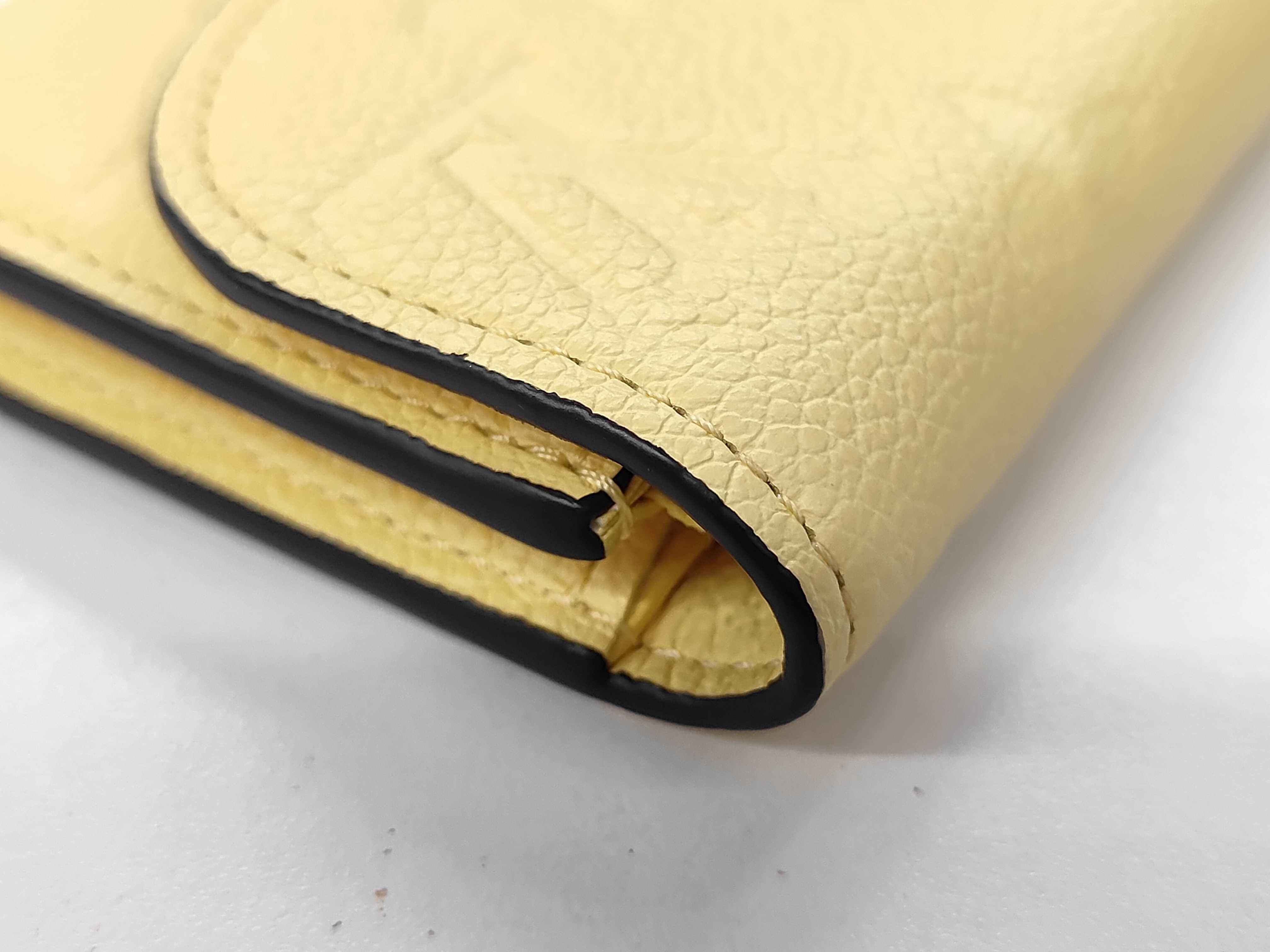 Monogram Empreinte Portemonnaie Rosalie Jaune M81974 Wallet — view 3