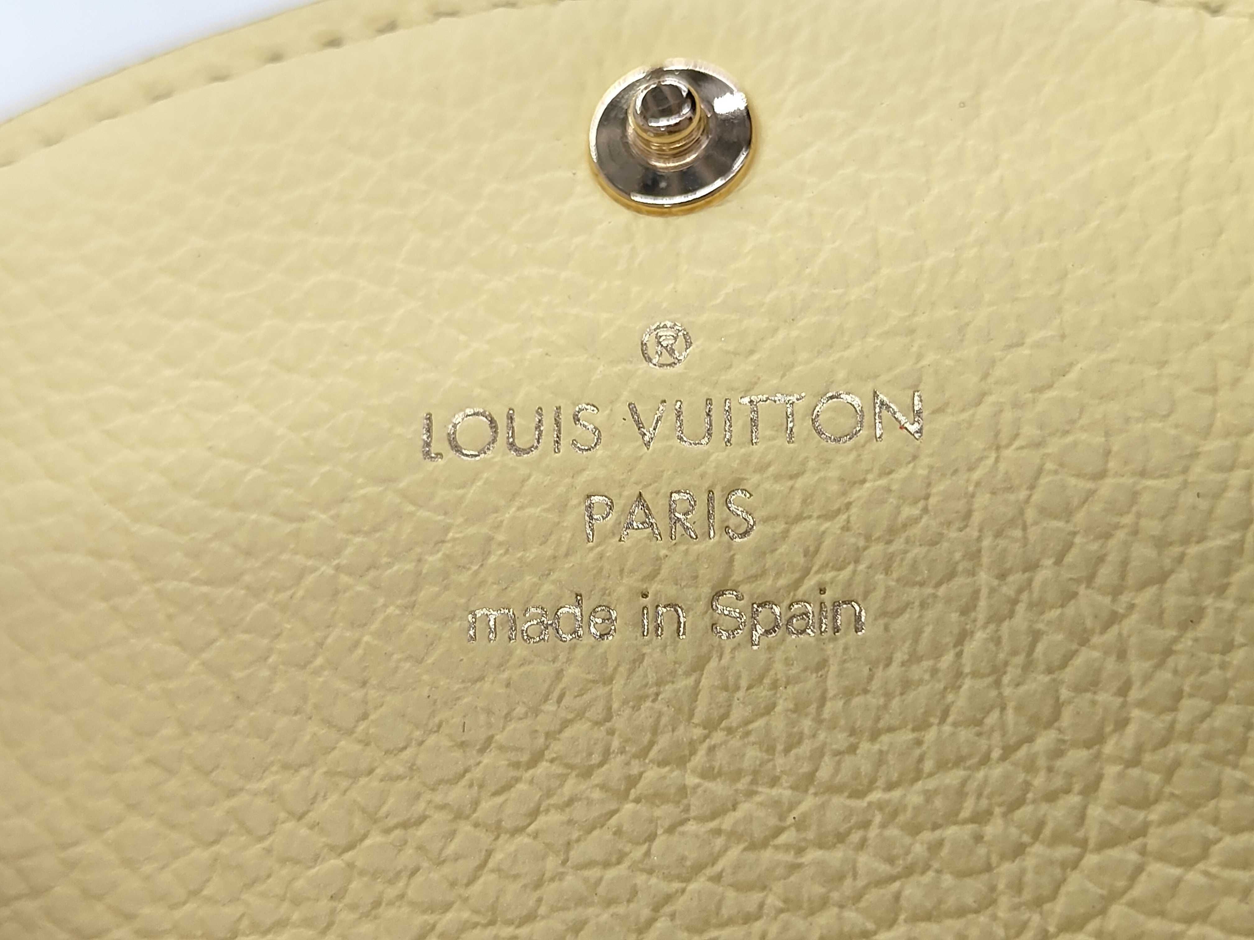Monogram Empreinte Portemonnaie Rosalie Jaune M81974 Wallet — view 5