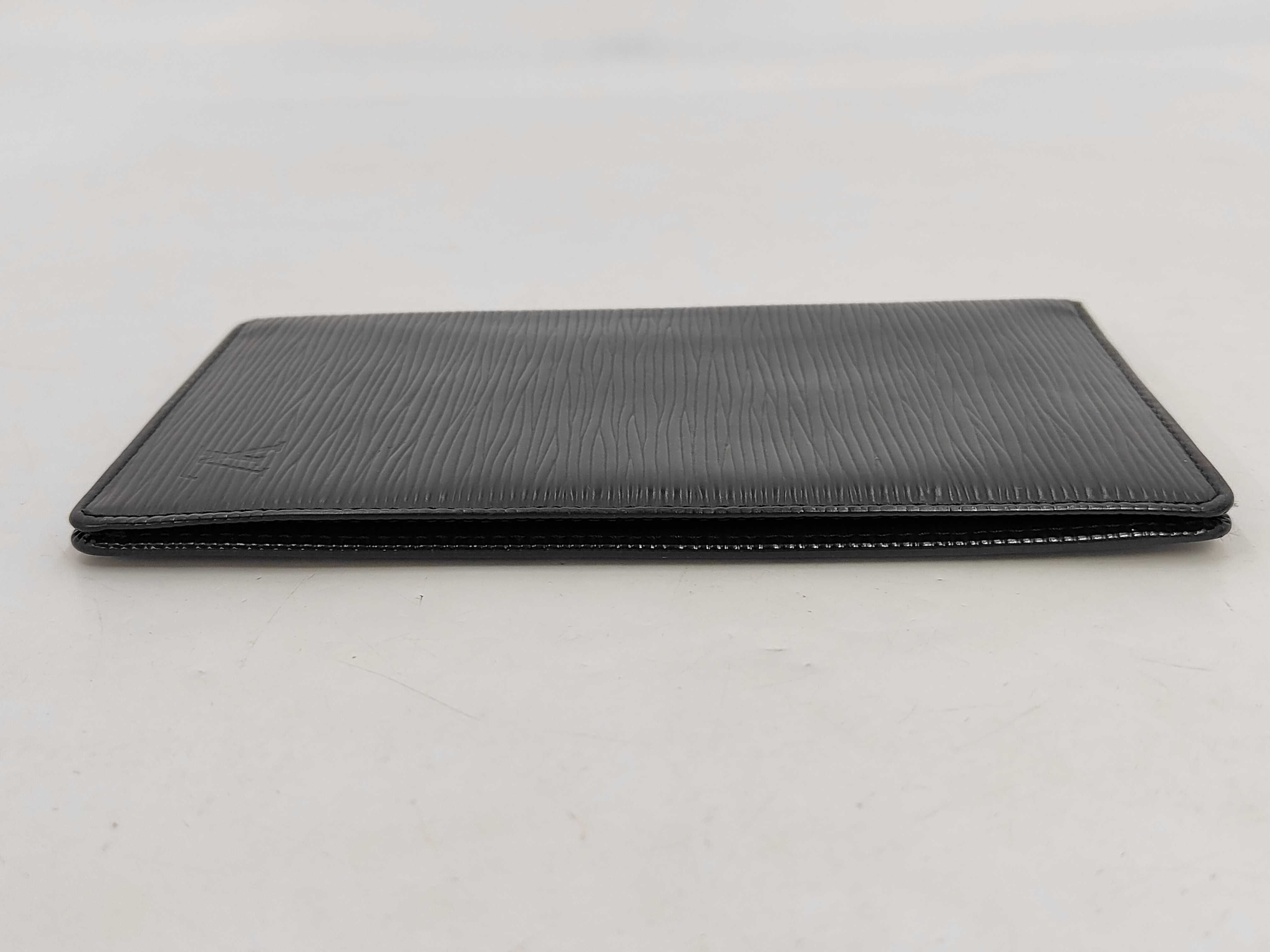 Epi Portefeuille Chequier Carte Credit Epi Noir Billfold — view 5