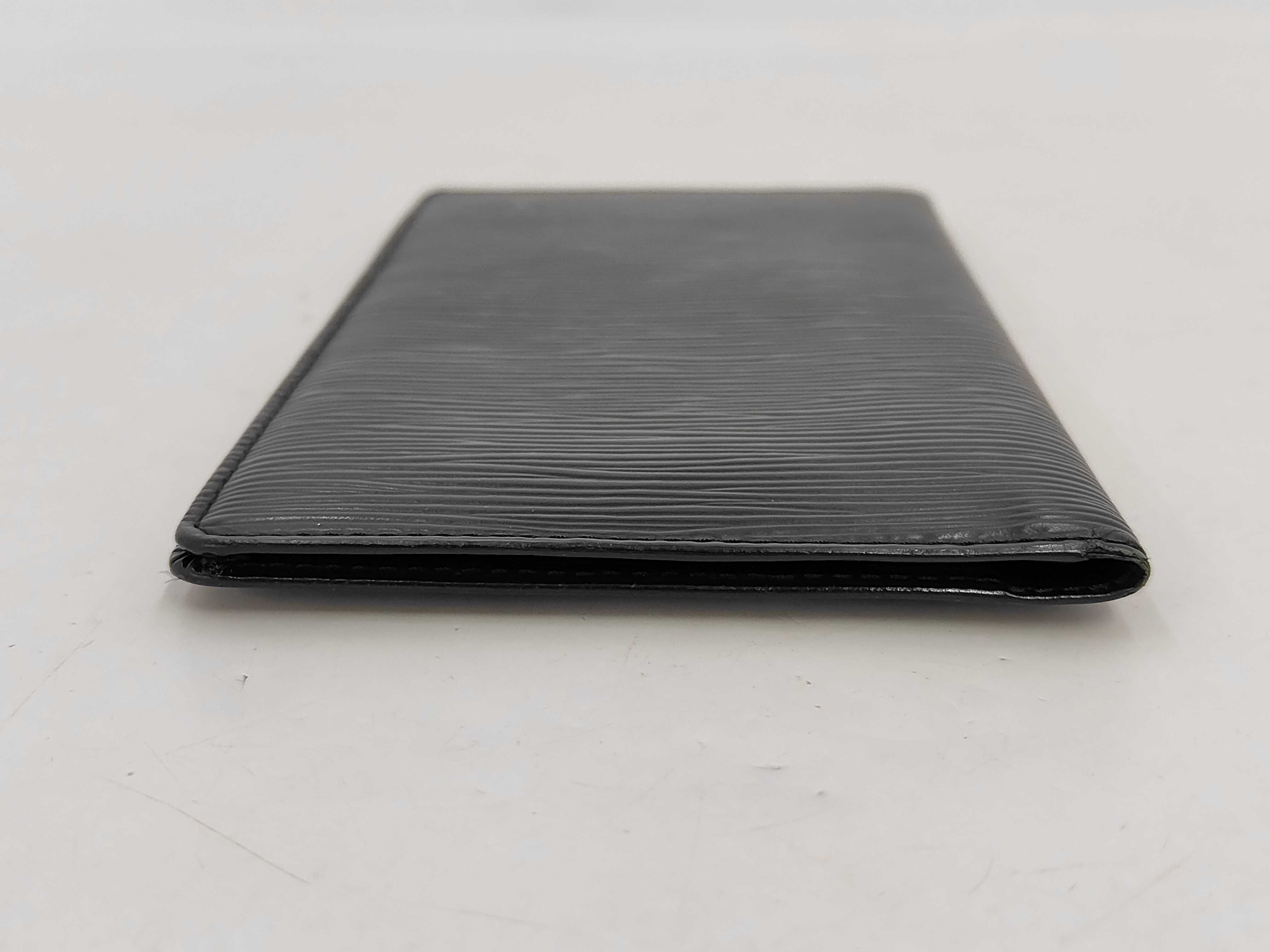 Epi Portefeuille Chequier Carte Credit Epi Noir Billfold — view 6