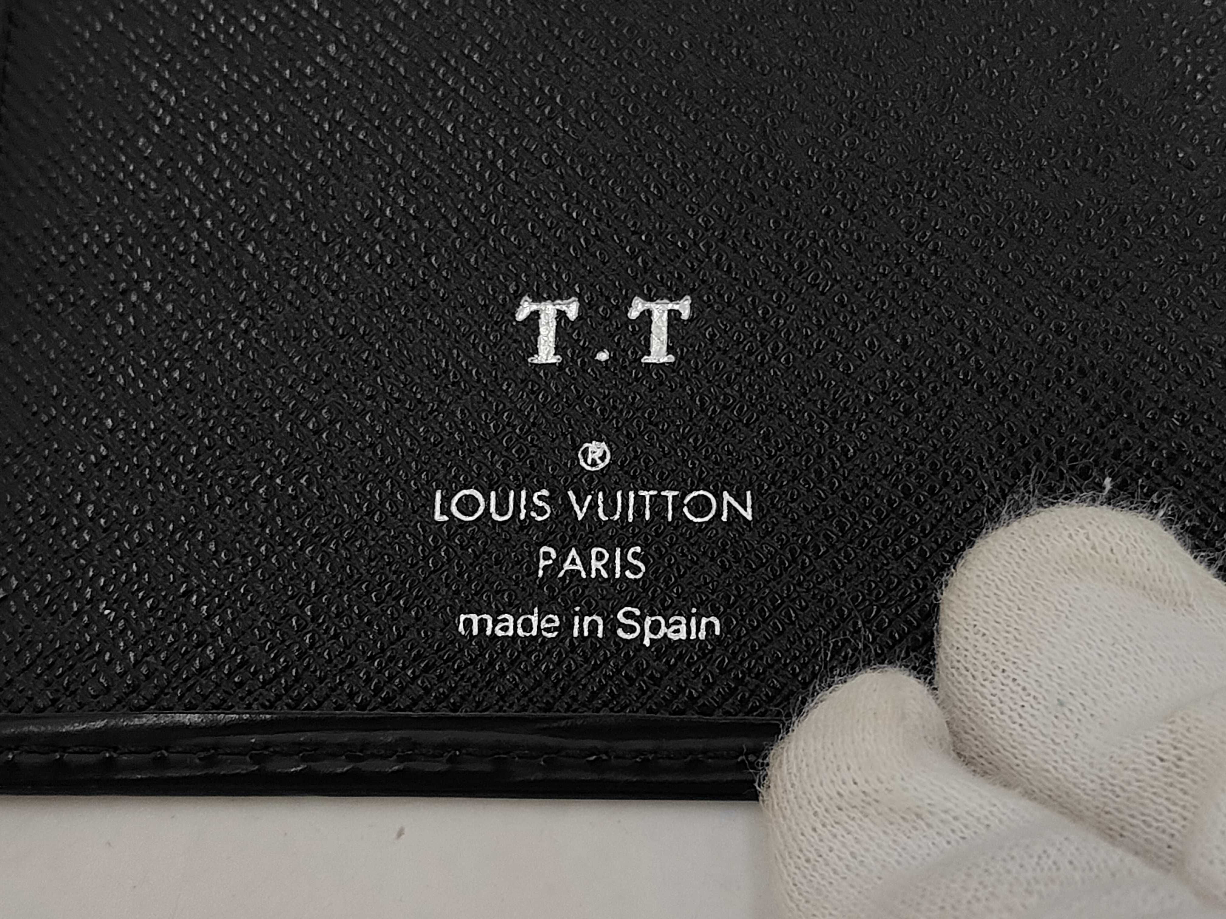 Epi Portefeuille Chequier Carte Credit Epi Noir Billfold — view 9