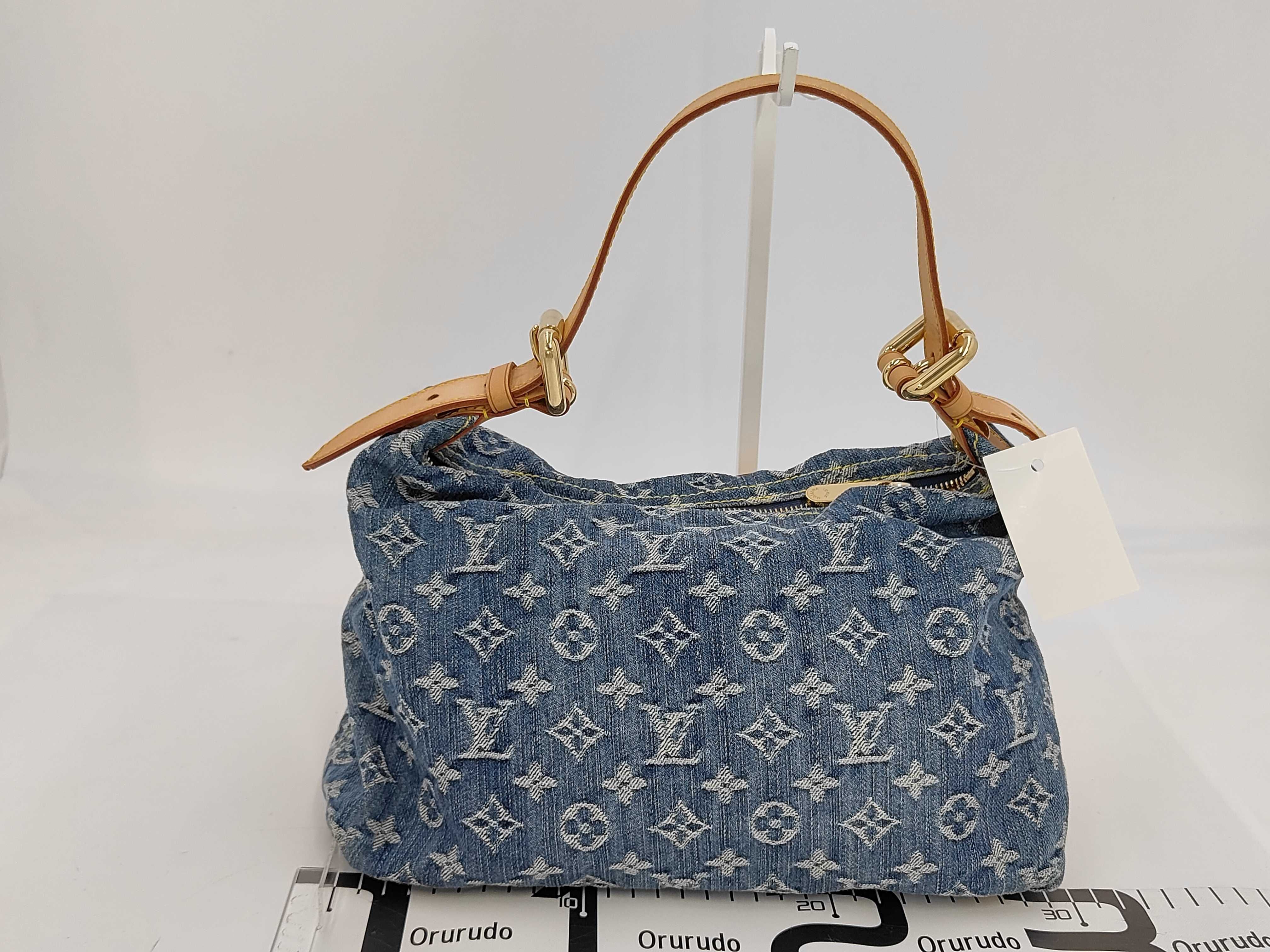 Monogram Denim Baggy PM Handbag — view 2