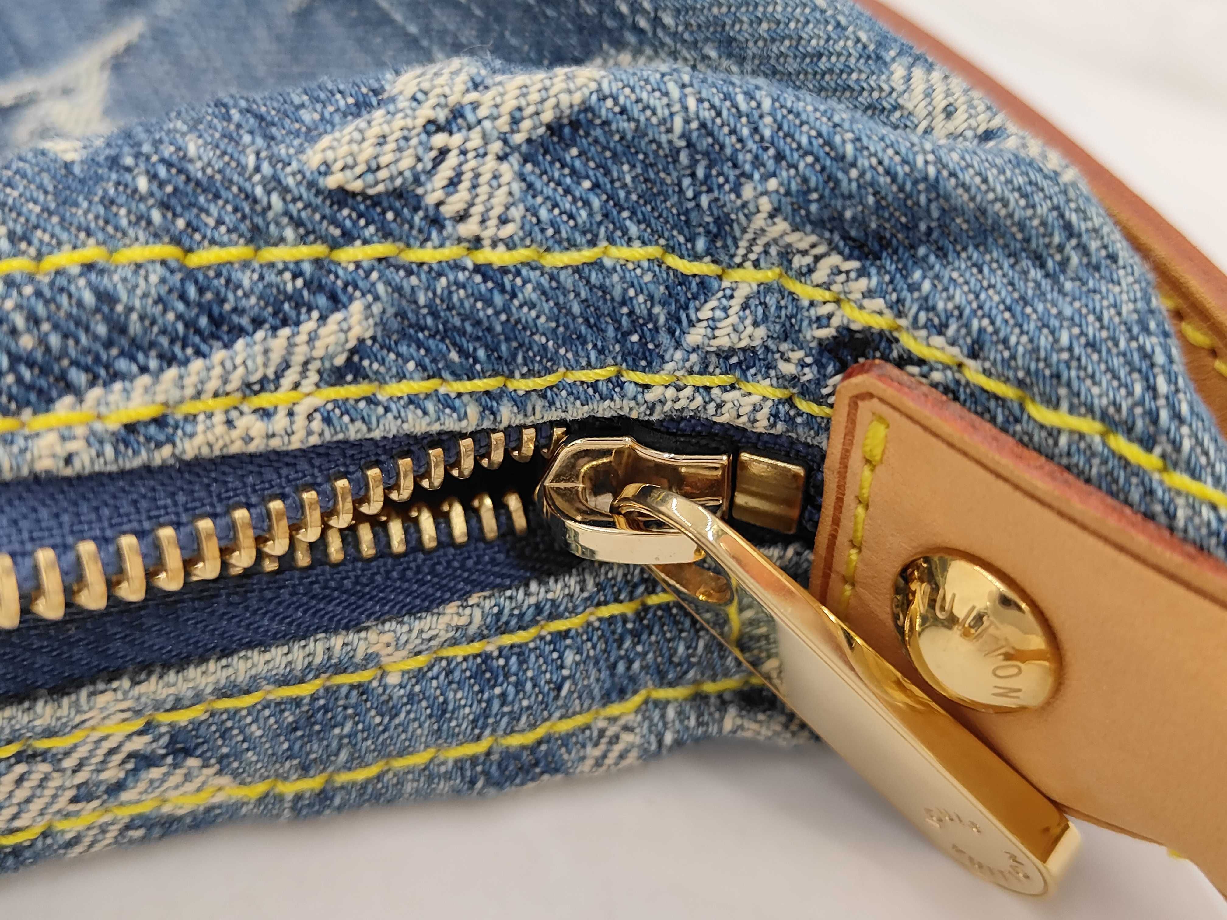 Monogram Denim Baggy PM Handbag — view 11