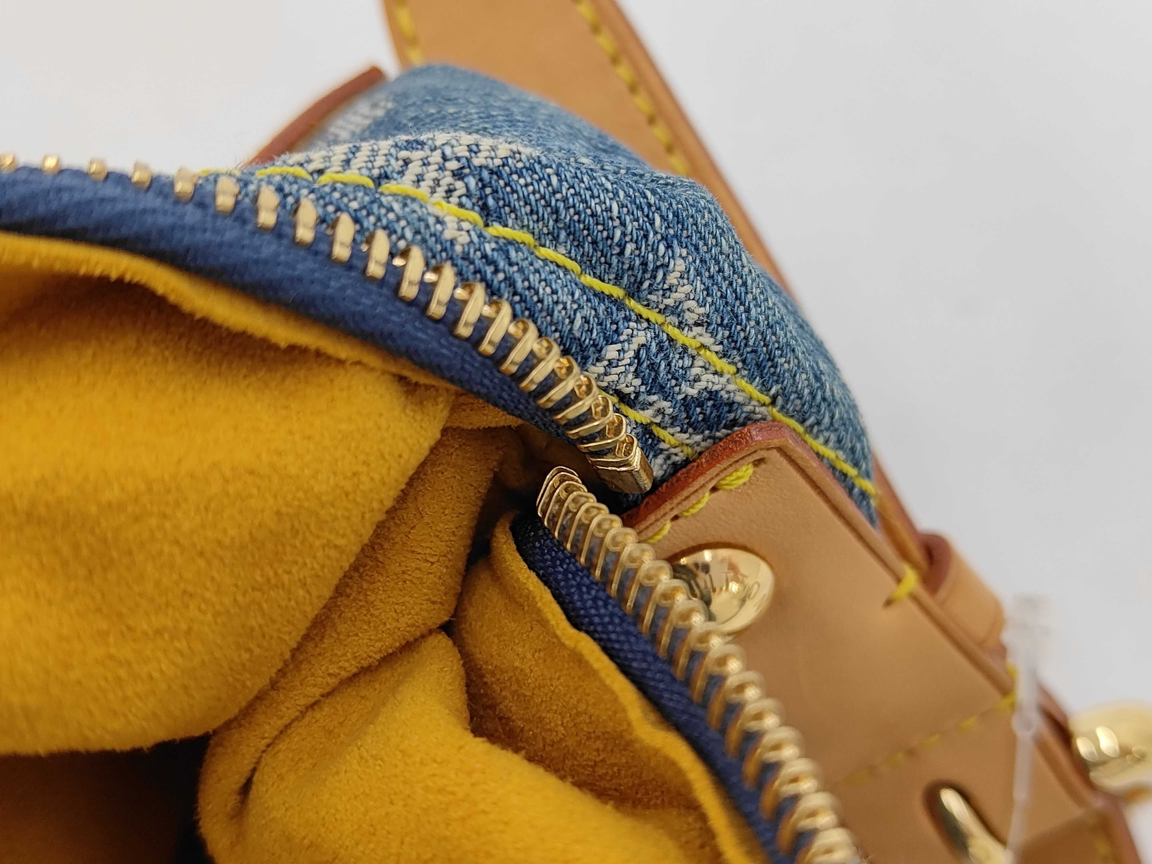 Monogram Denim Baggy PM Handbag — view 13