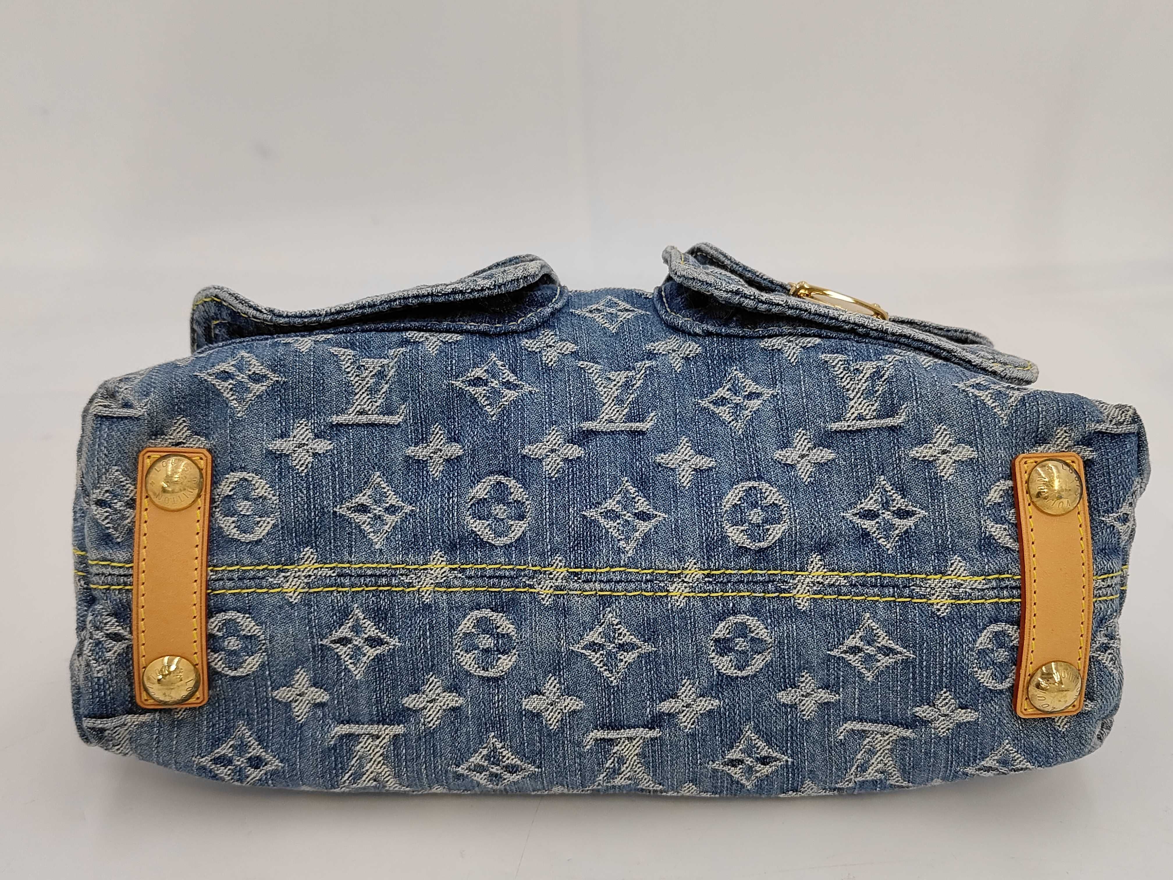 Monogram Denim Baggy PM Handbag — view 4
