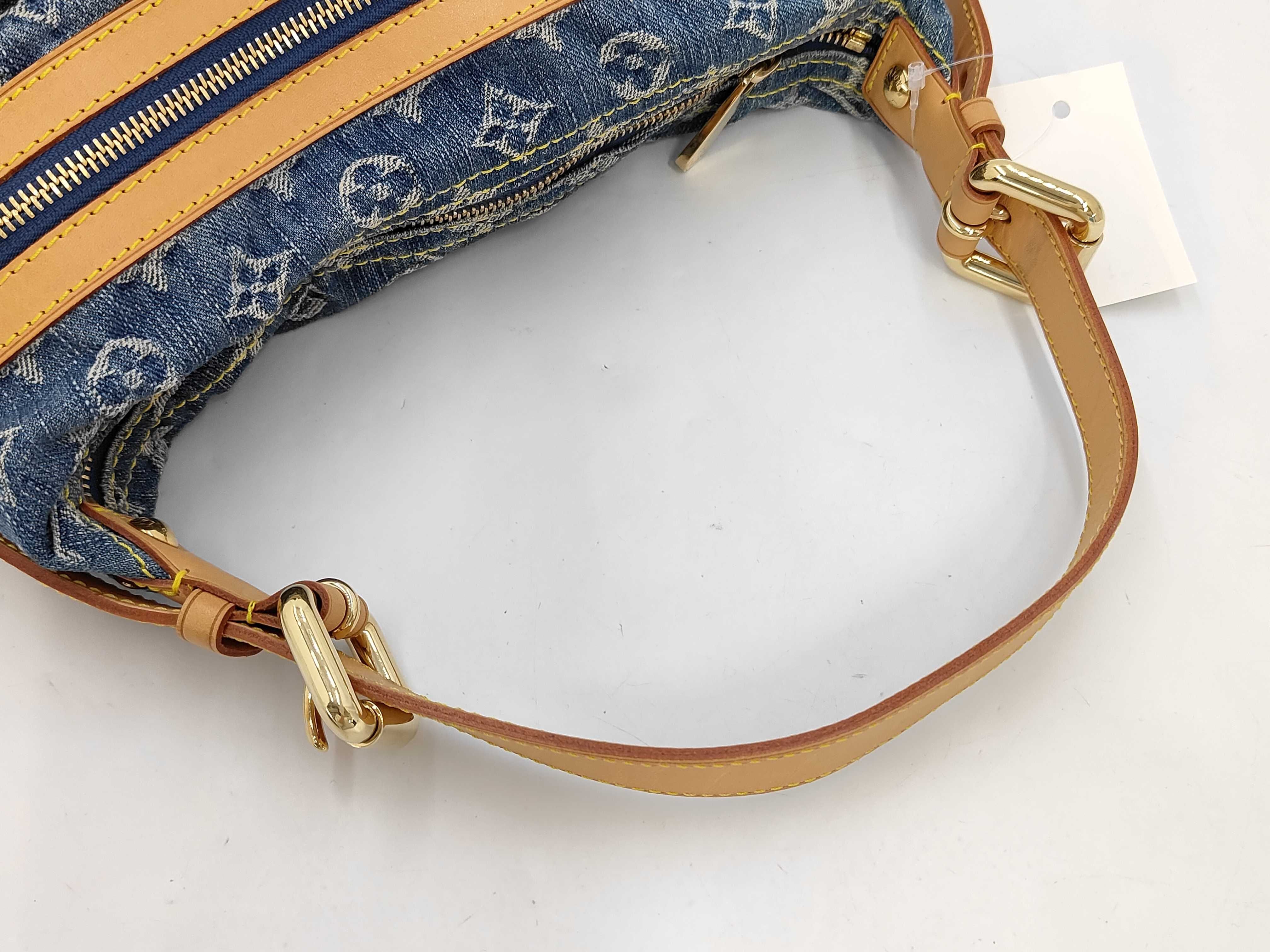 Monogram Denim Baggy PM Handbag — view 5