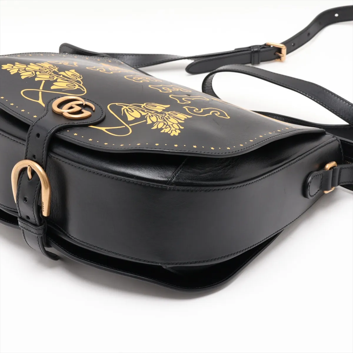 x Angels 536197 Leather Shoulder Bag, Black — view 3