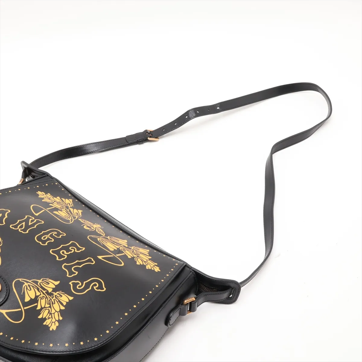 x Angels 536197 Leather Shoulder Bag, Black — view 5
