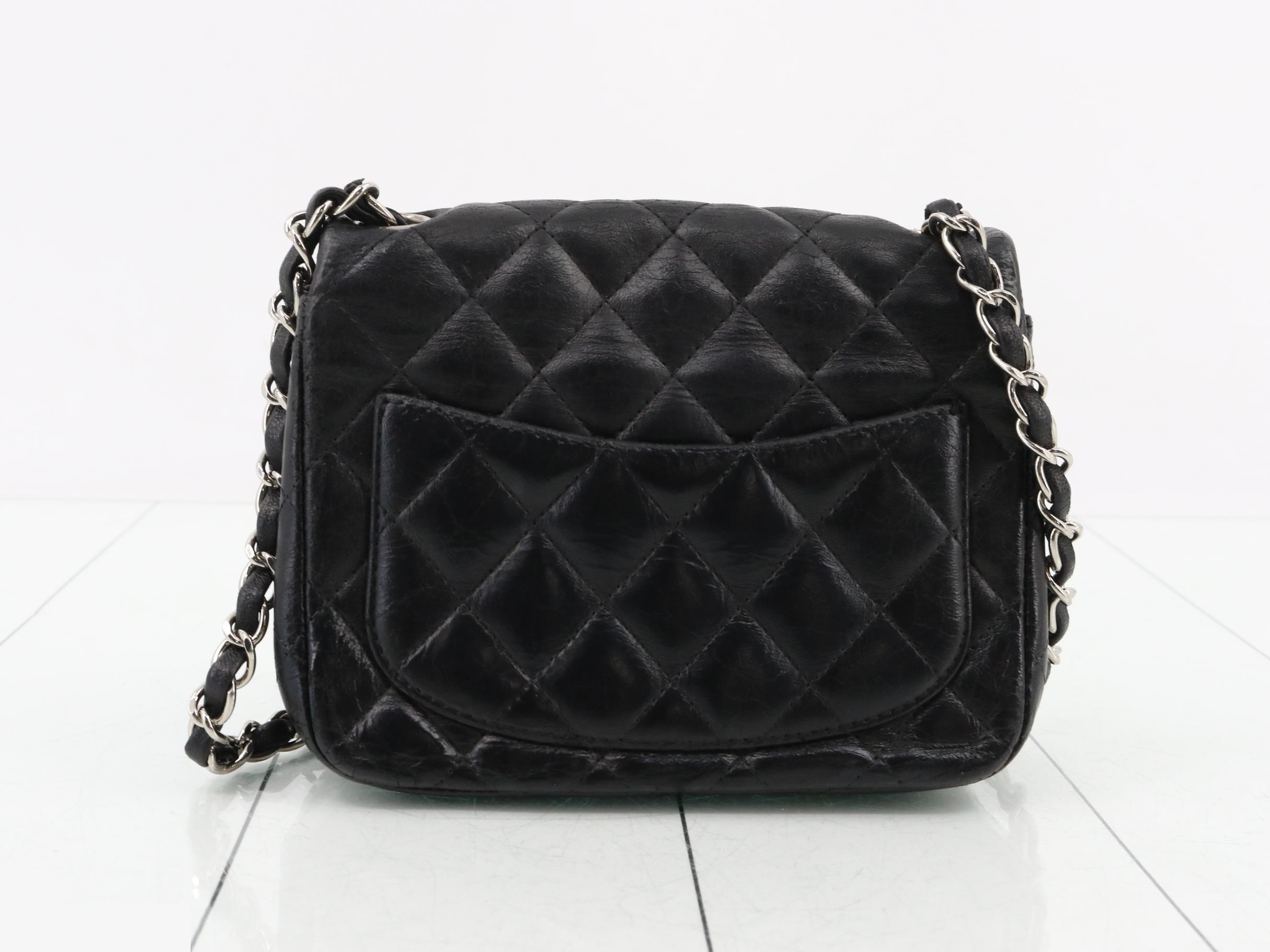 Matelassé 17 Lambskin Chain Shoulder Bag, Black, Series 23 — view 2