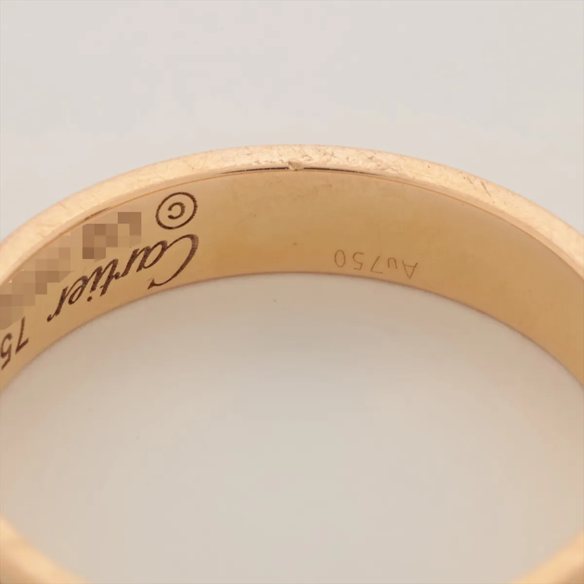 Mini Love Ring 750(PG) 3.1g 51 UQ7102 Rounded edge dents — view 4