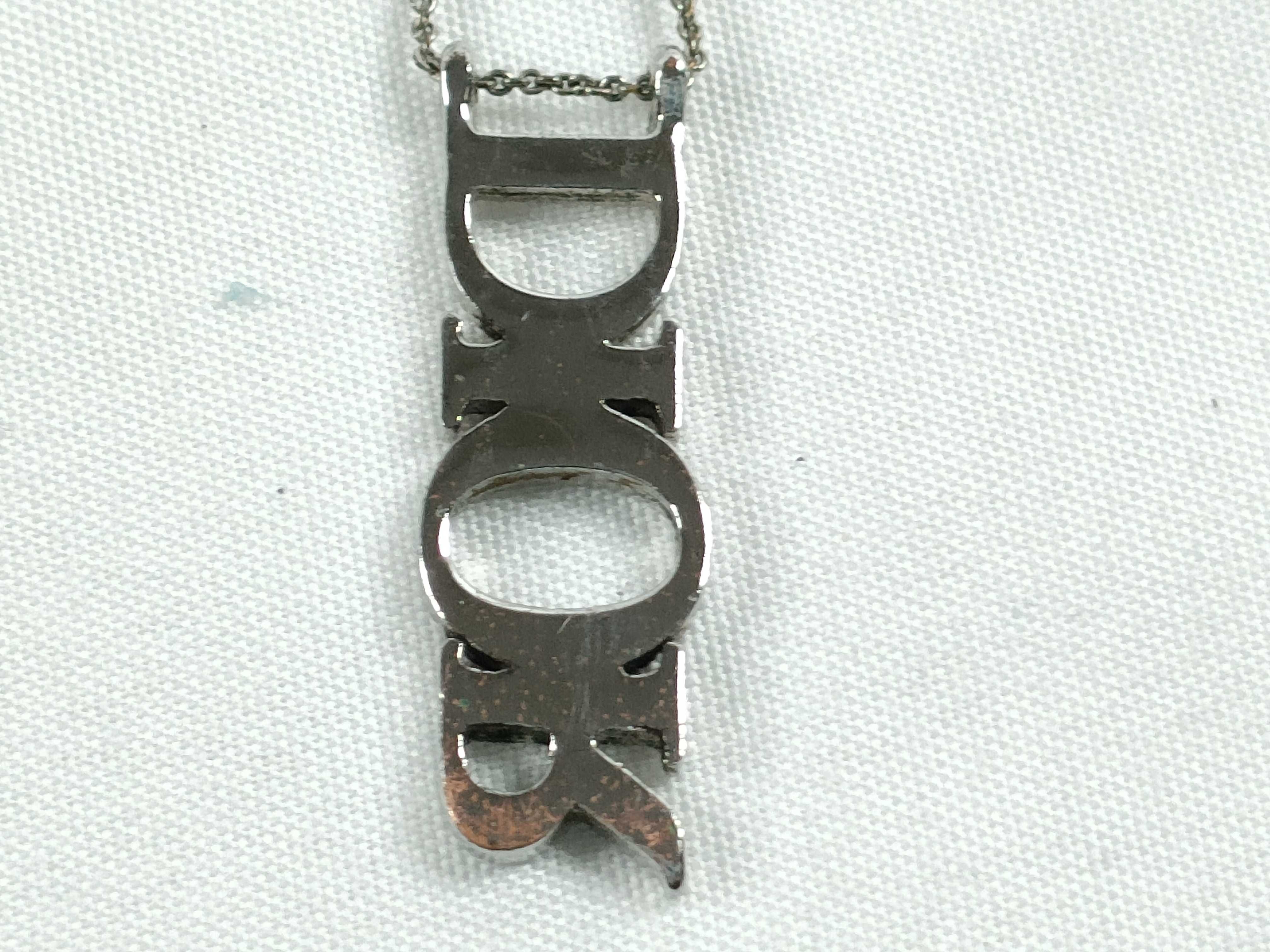 Logo Silver Necklace — view 2