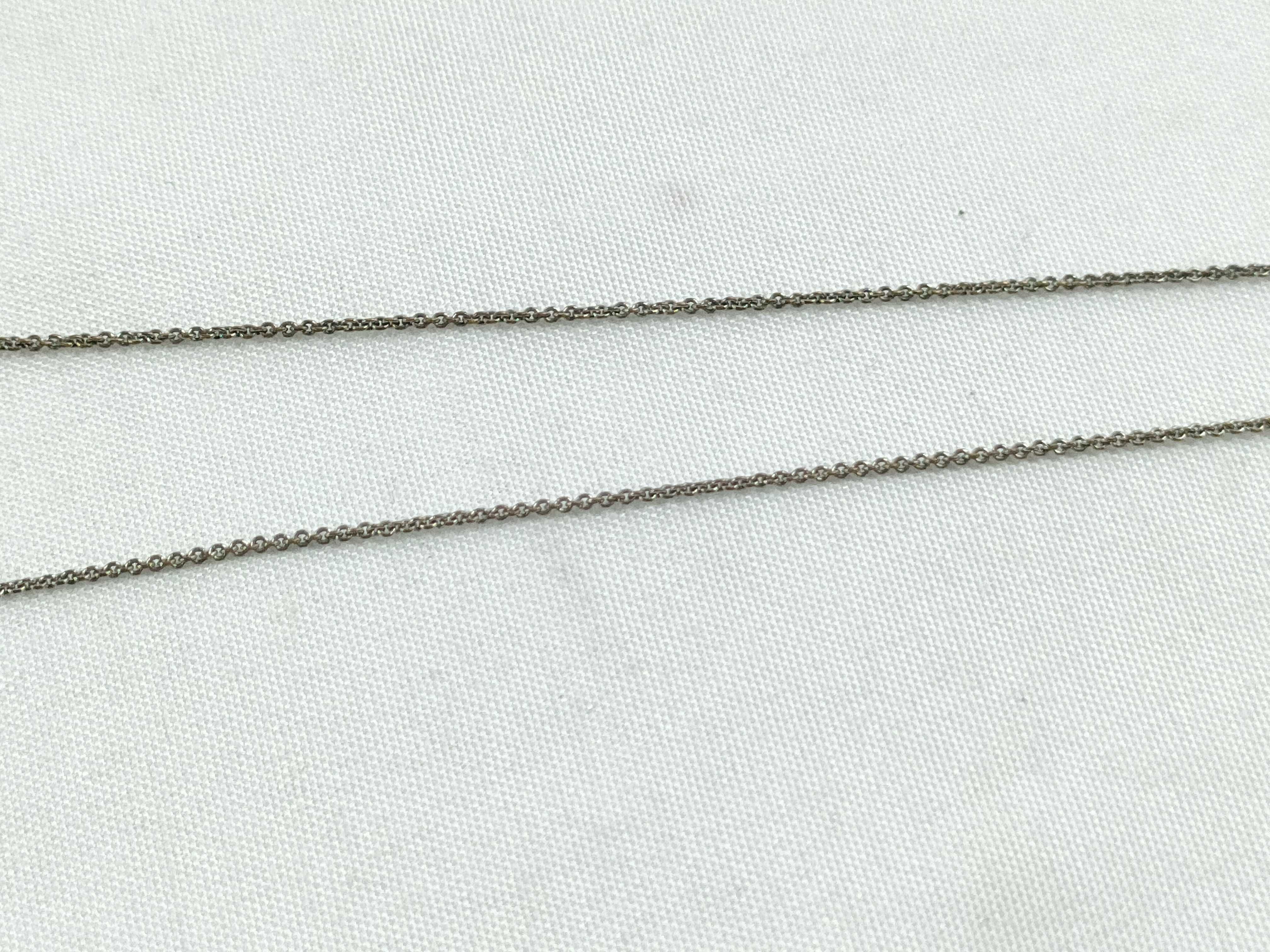 Logo Silver Necklace — view 5