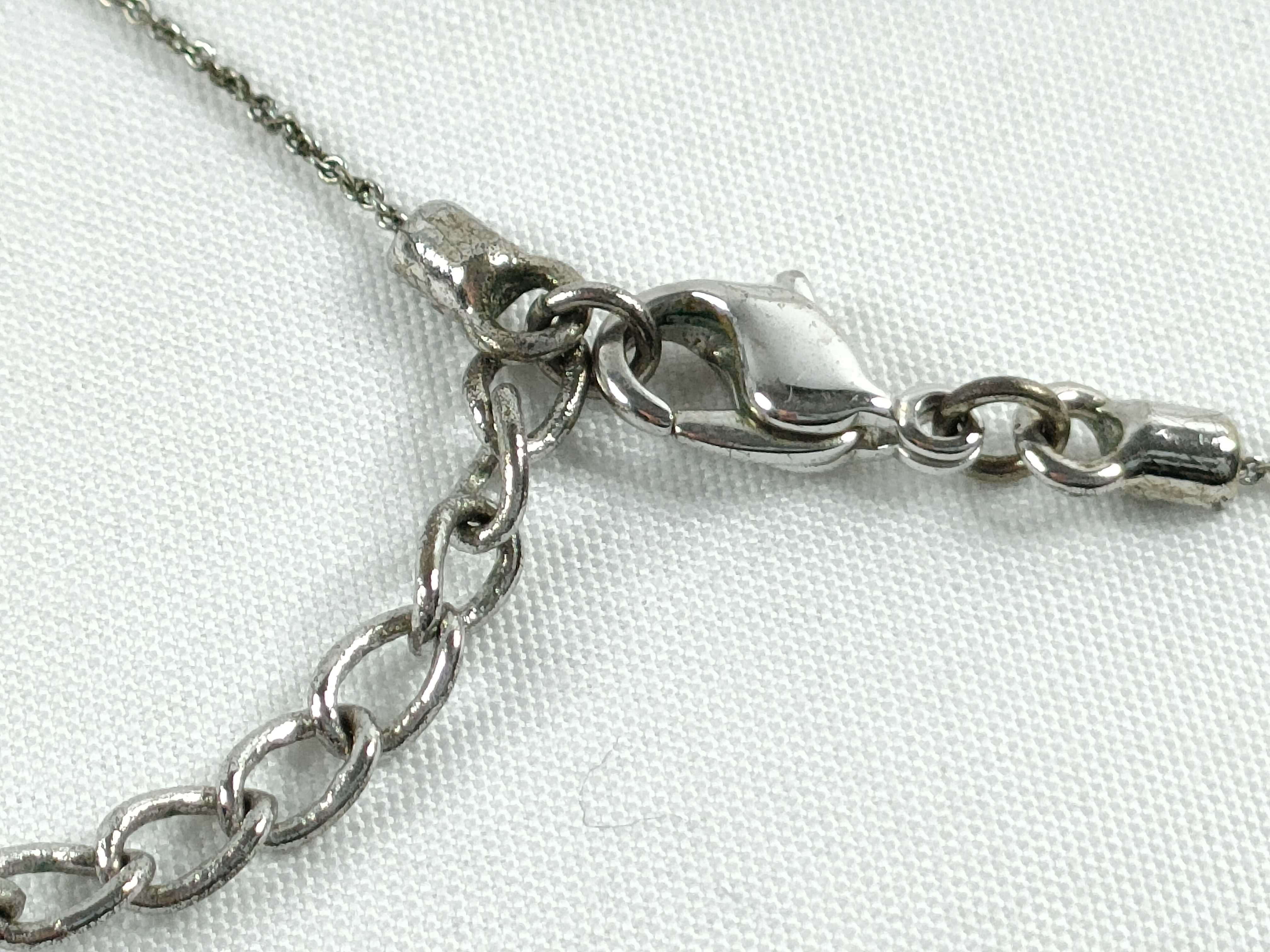 Logo Silver Necklace — view 7