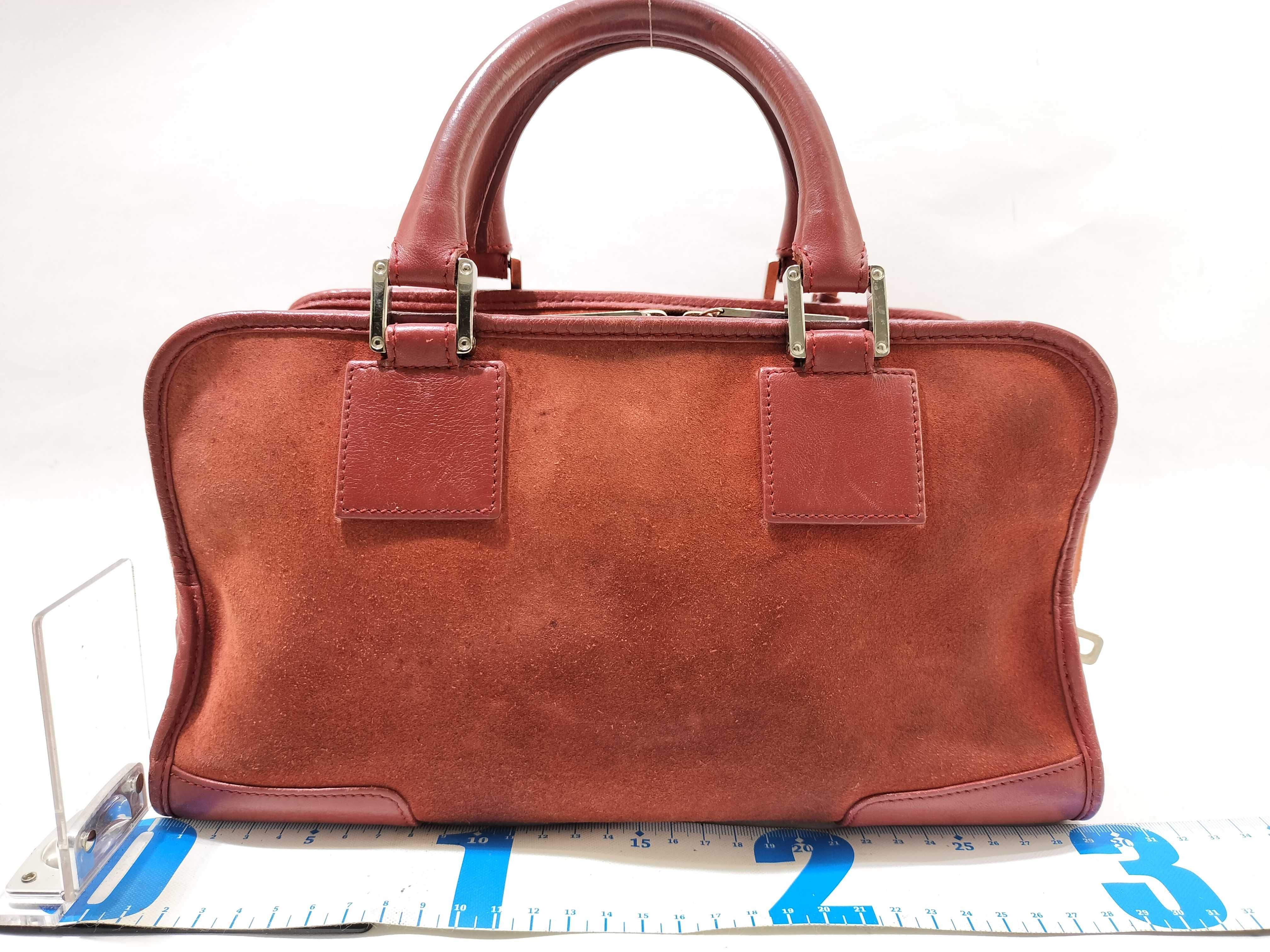 Amazona 28 Suede Handbag Red Handbag — view 2