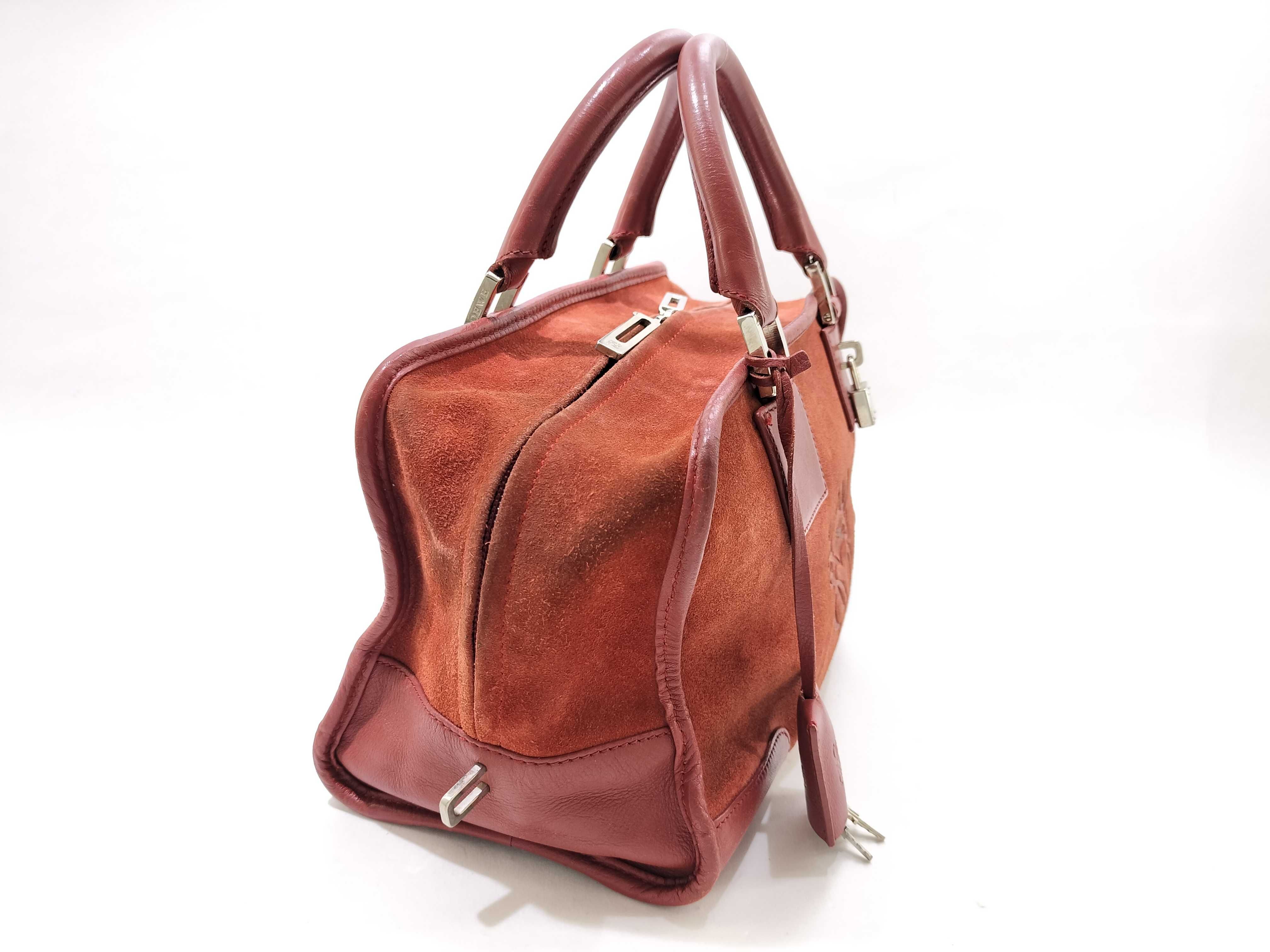 Amazona 28 Suede Handbag Red Handbag — view 3