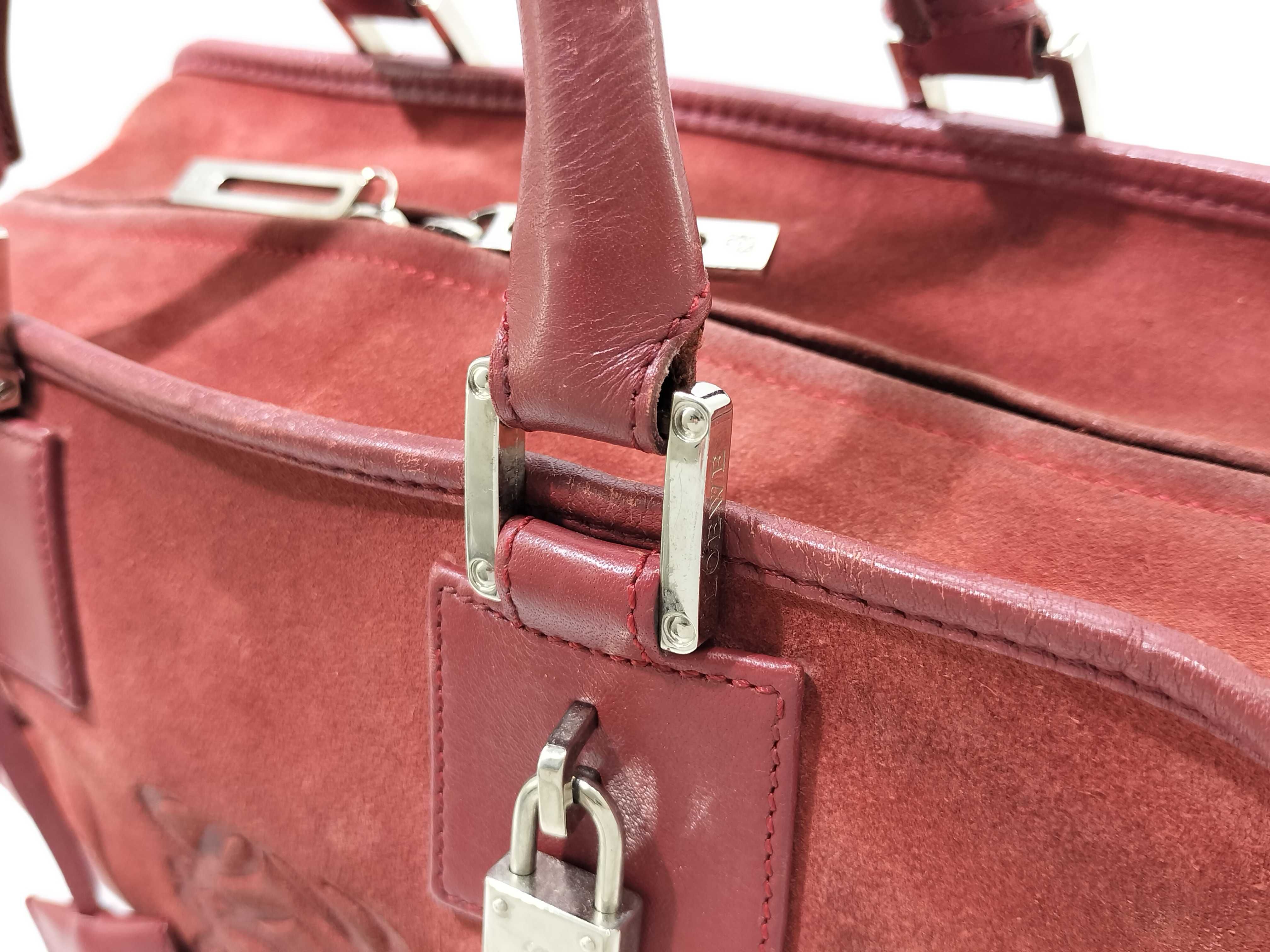 Amazona 28 Suede Handbag Red Handbag — view 4