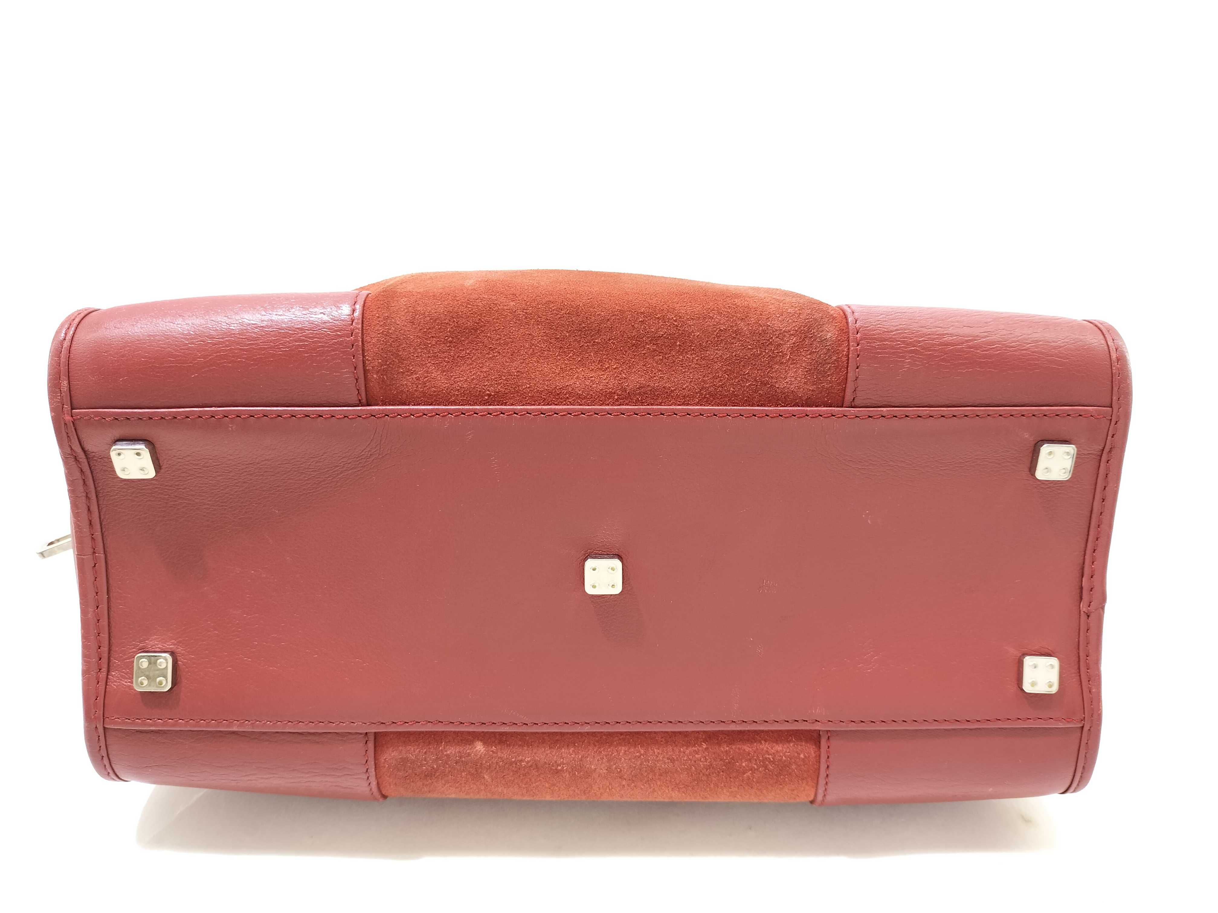 Amazona 28 Suede Handbag Red Handbag — view 8