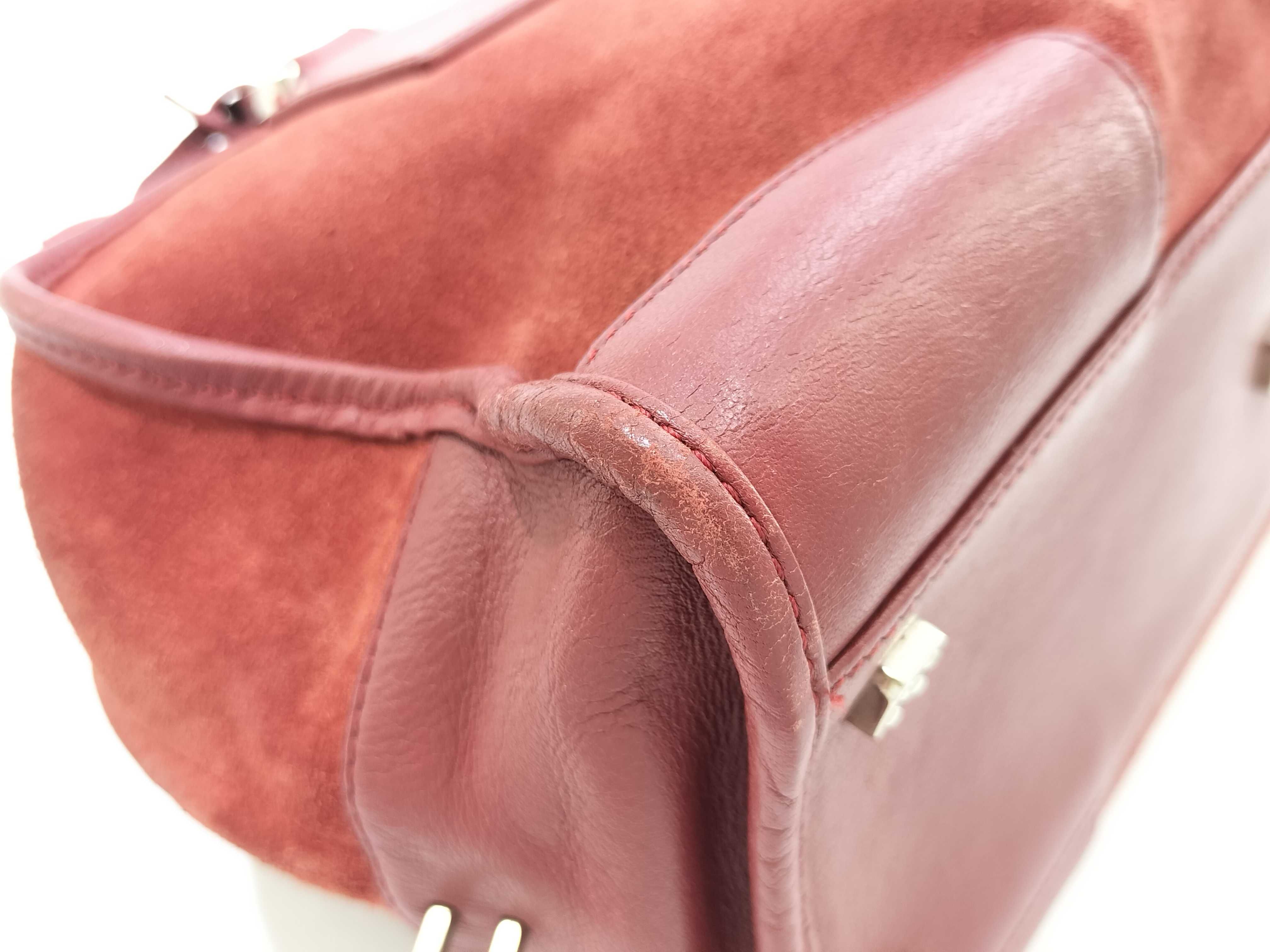 Amazona 28 Suede Handbag Red Handbag — view 9