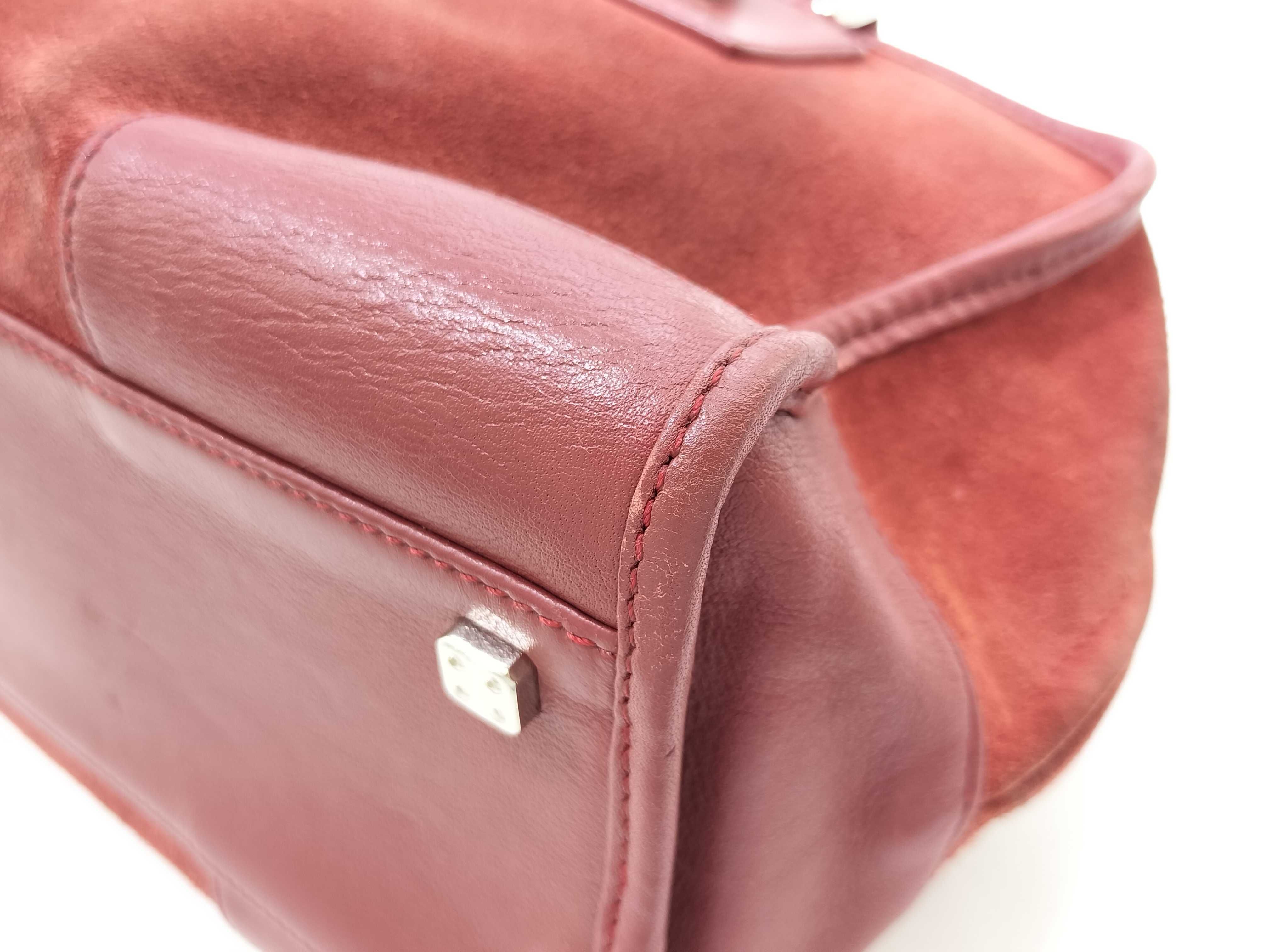 Amazona 28 Suede Handbag Red Handbag — view 10