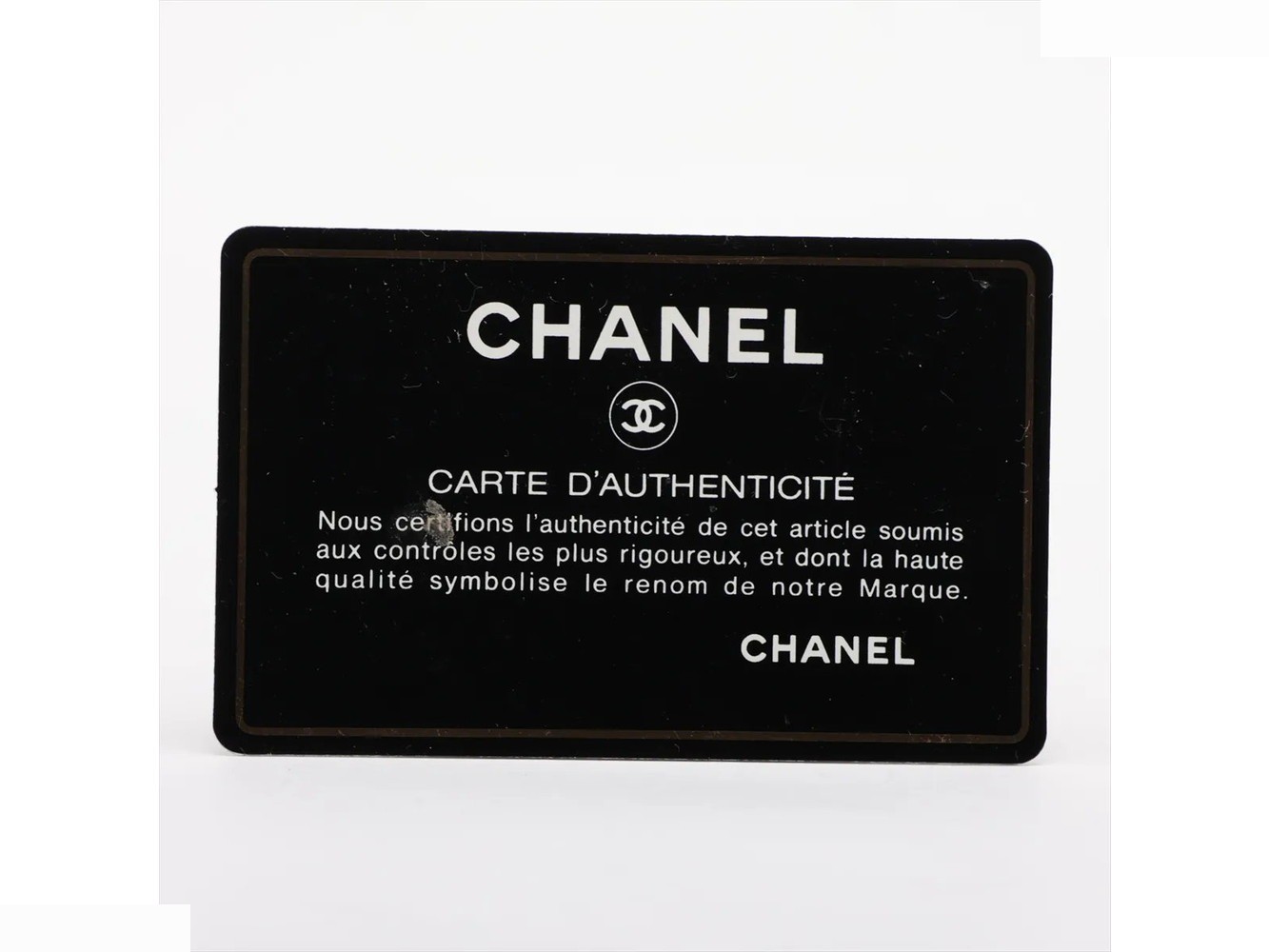 Guarantee card and serial number included Camellia Leather Tote Bag — view 7