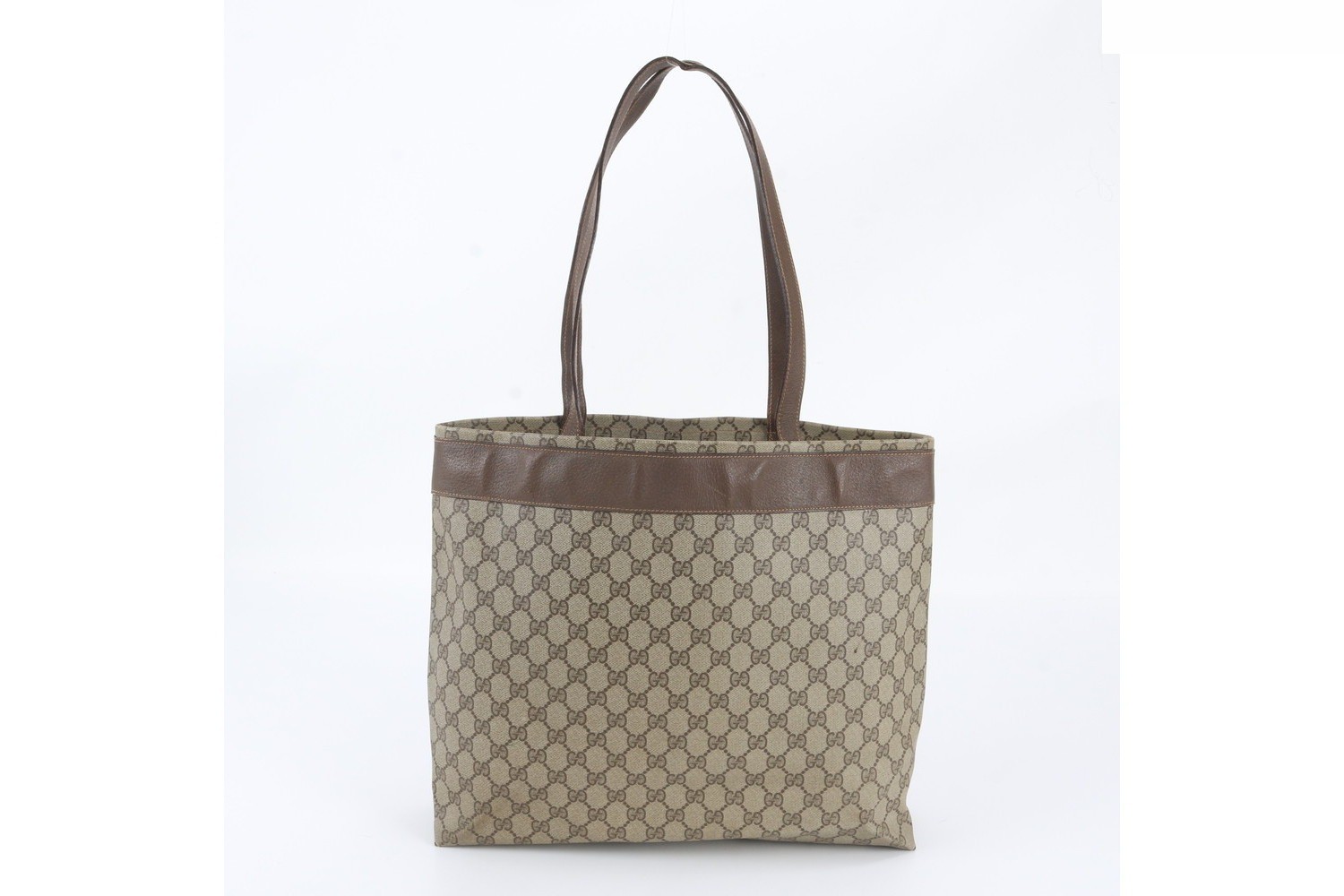 GG Supreme 69 02 109 Leather Tote Bag — view 3