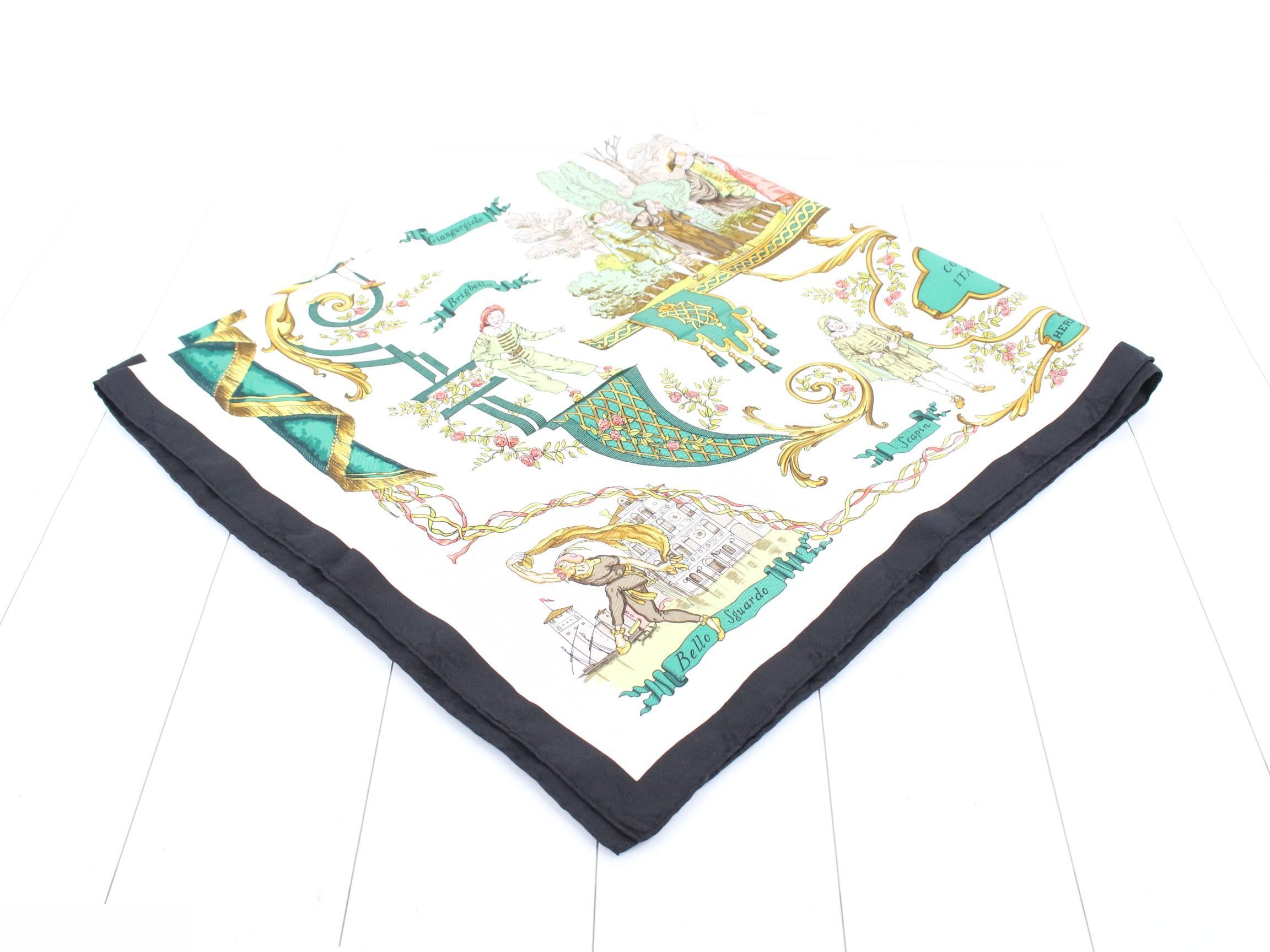 Carre 90 White x Green x Black — view 2
