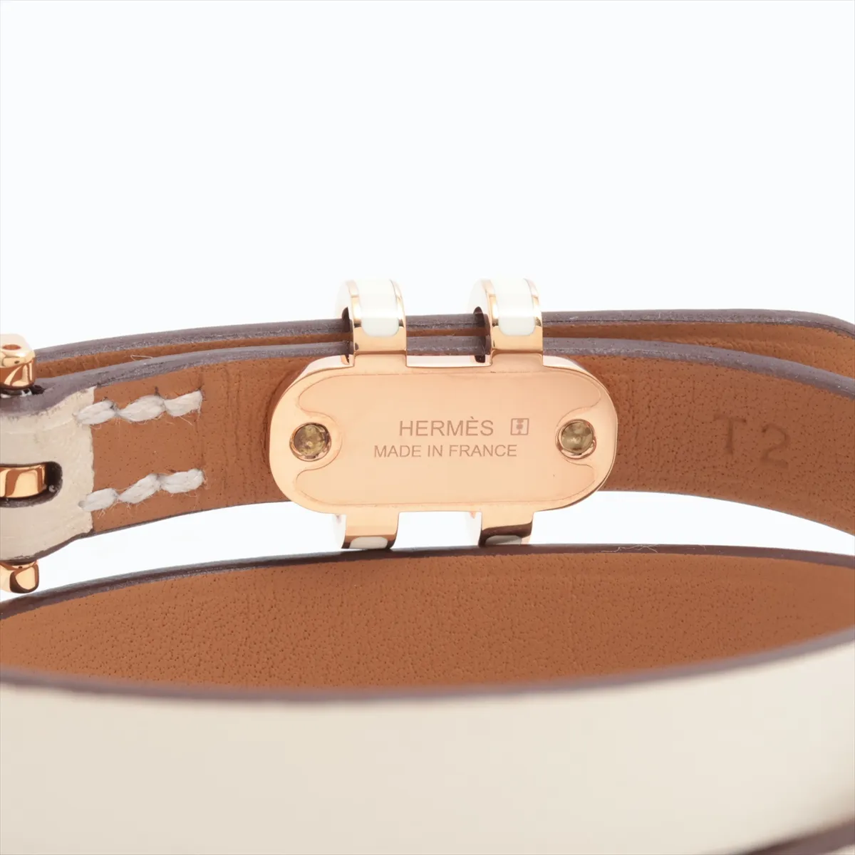 Pop H Double Tour G:2026 Bracelet T2 GP x Leather - — view 4