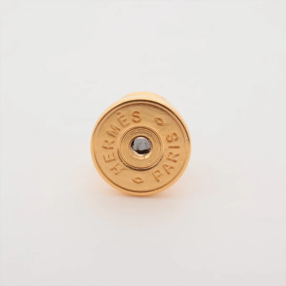 Mini Pop H Earrings (Pair) GP Gold x Blue - — view 5