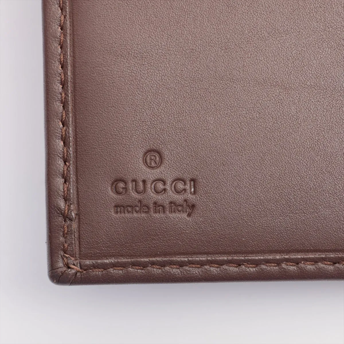 GG Canvas x Leather Compact Wallet Brown x Pink 035 0416 2249 — view 8
