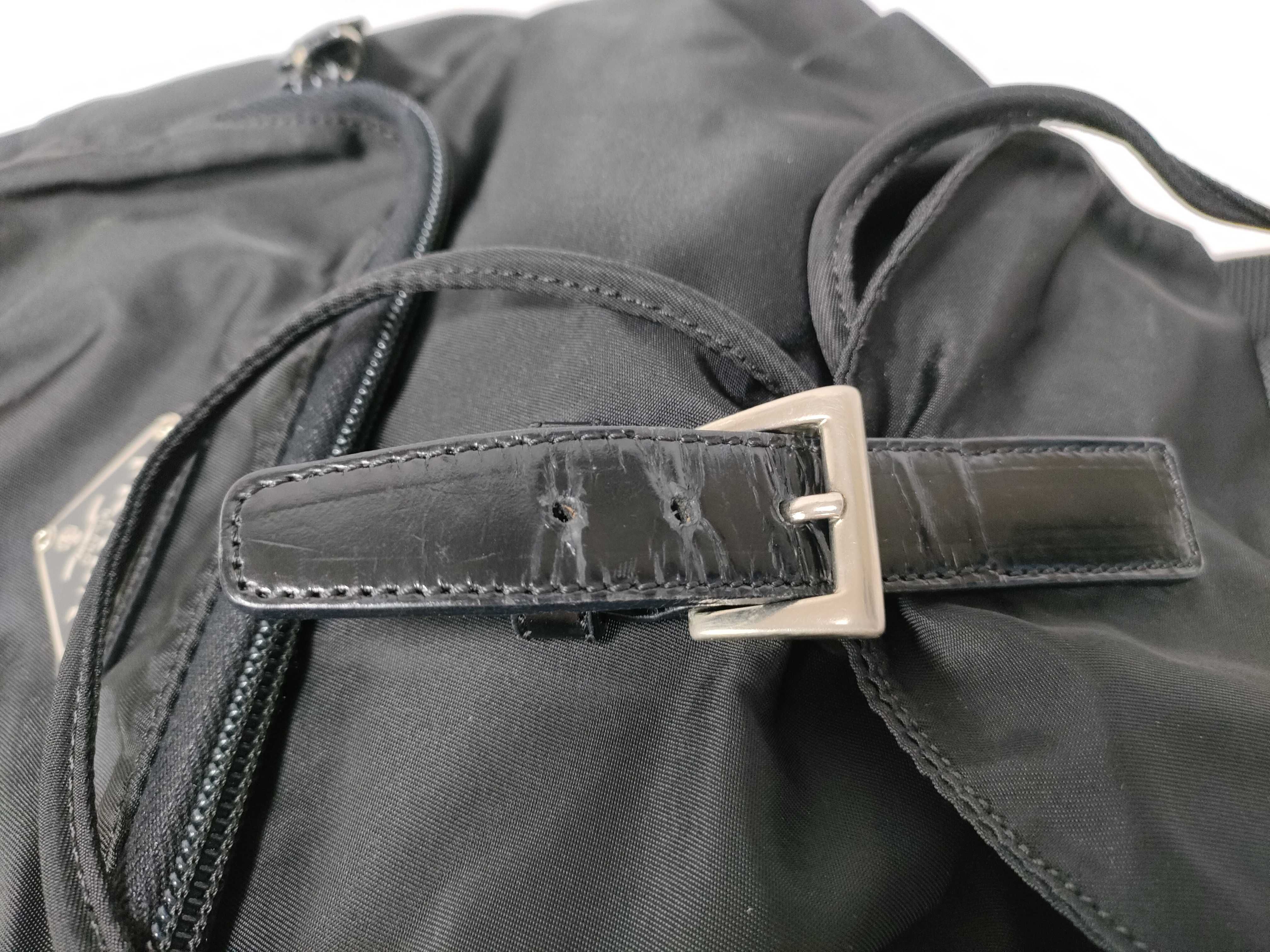 Triangle Logo Nylon Backpack — view 11