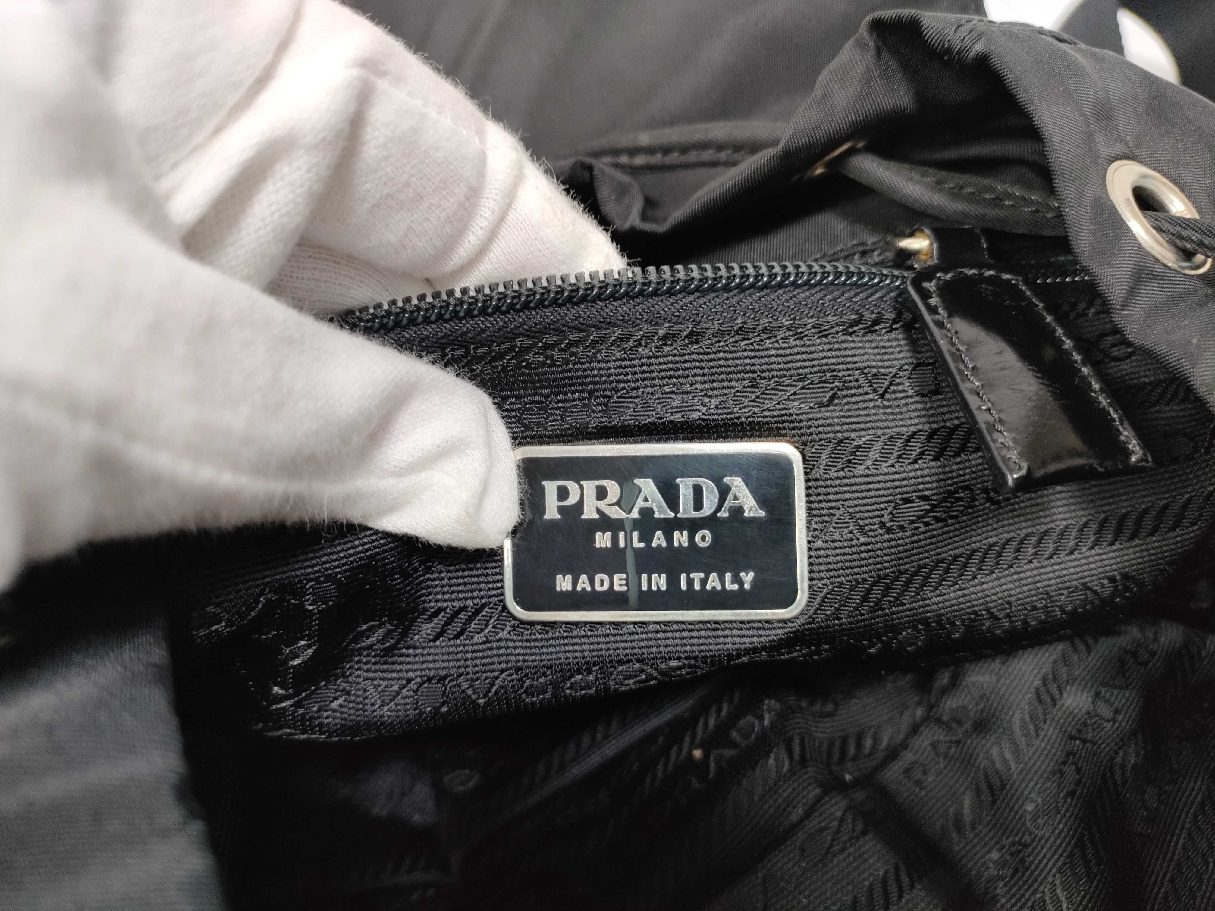 Triangle Logo Nylon Backpack — view 15