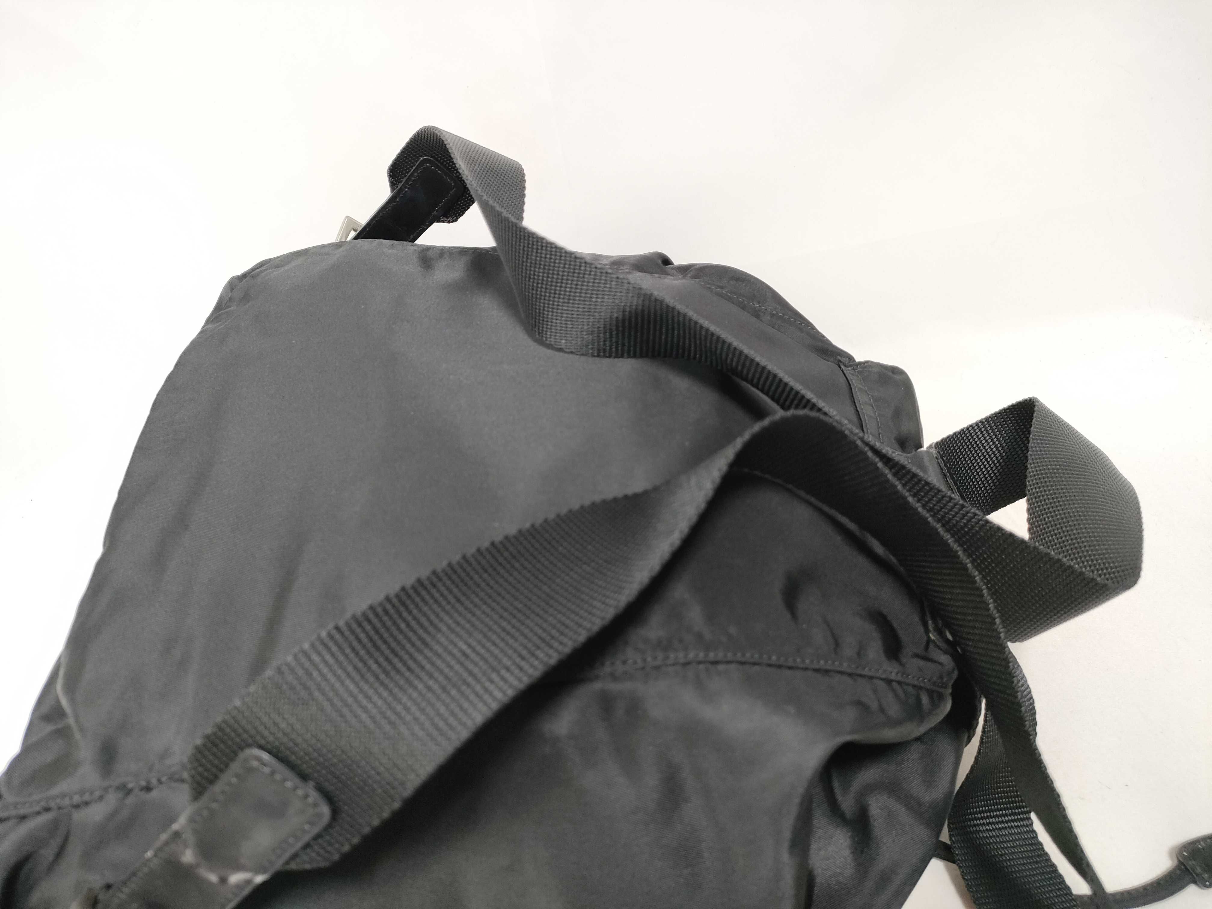 Triangle Logo Nylon Backpack — view 9