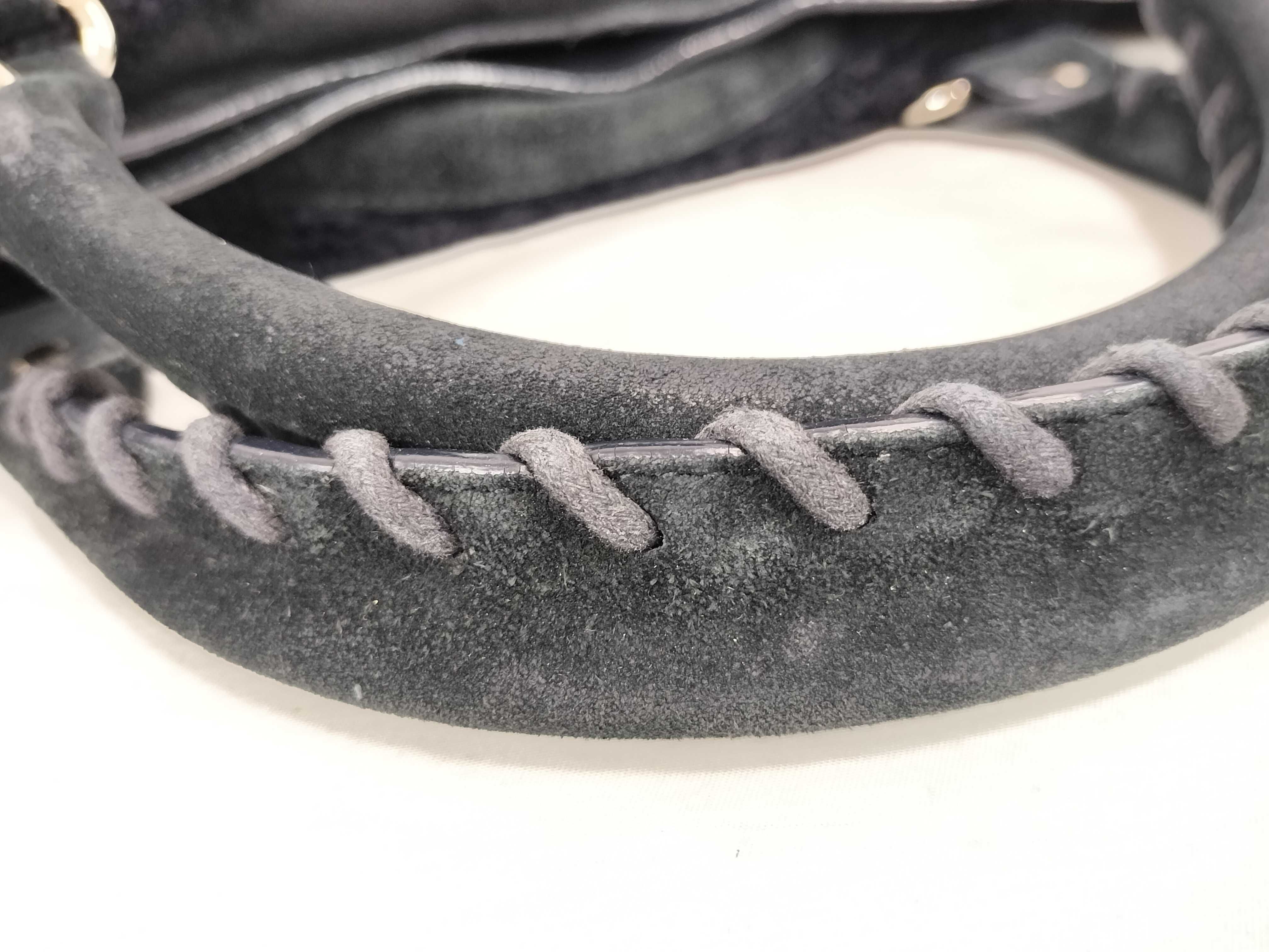 FR - The City Navy Blue fur 115748 handbag — view 4