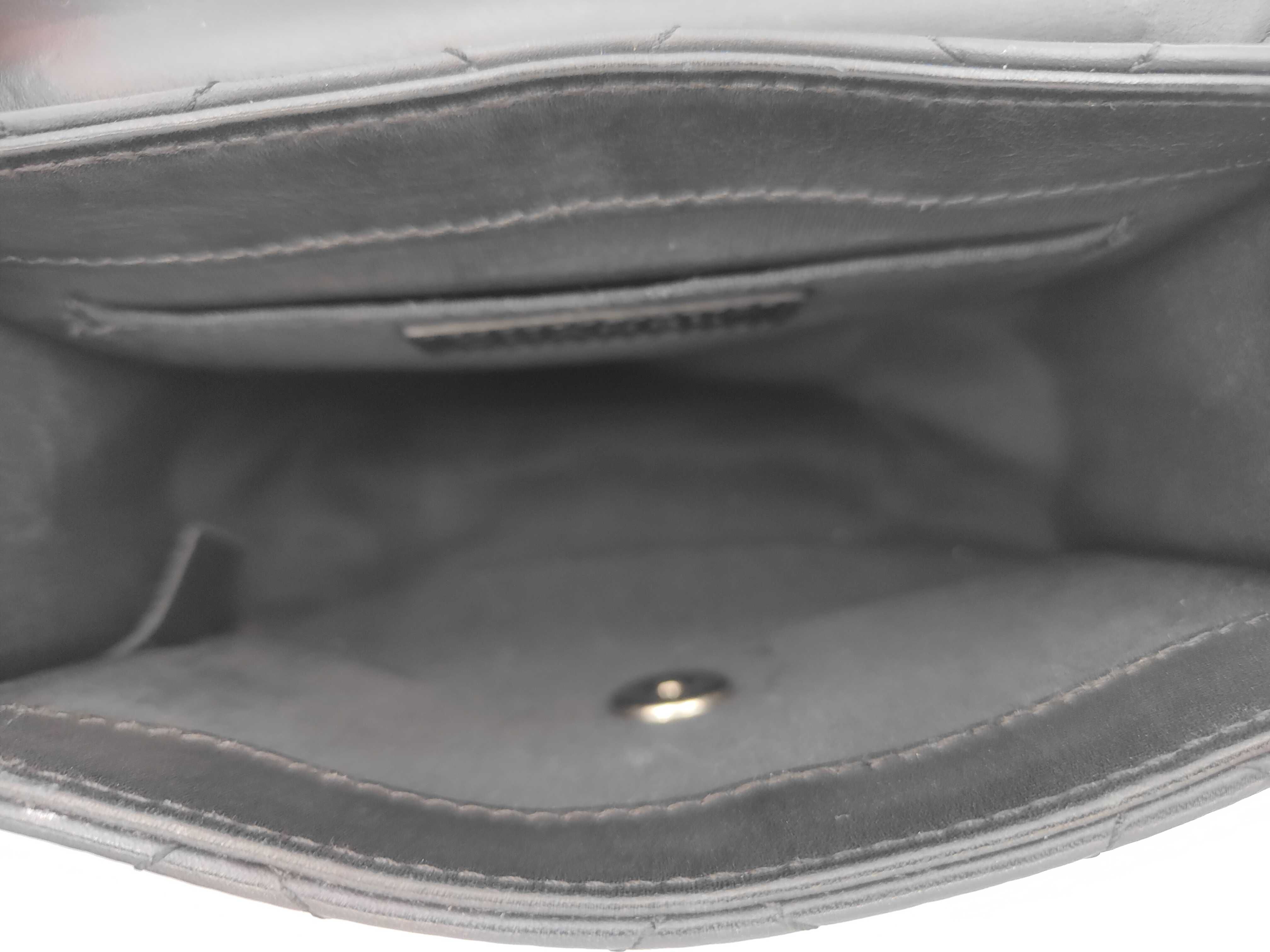 Round 2-way Chain Shoulder Bag, Lambskin, Black, SS Shoulder Bag — view 8