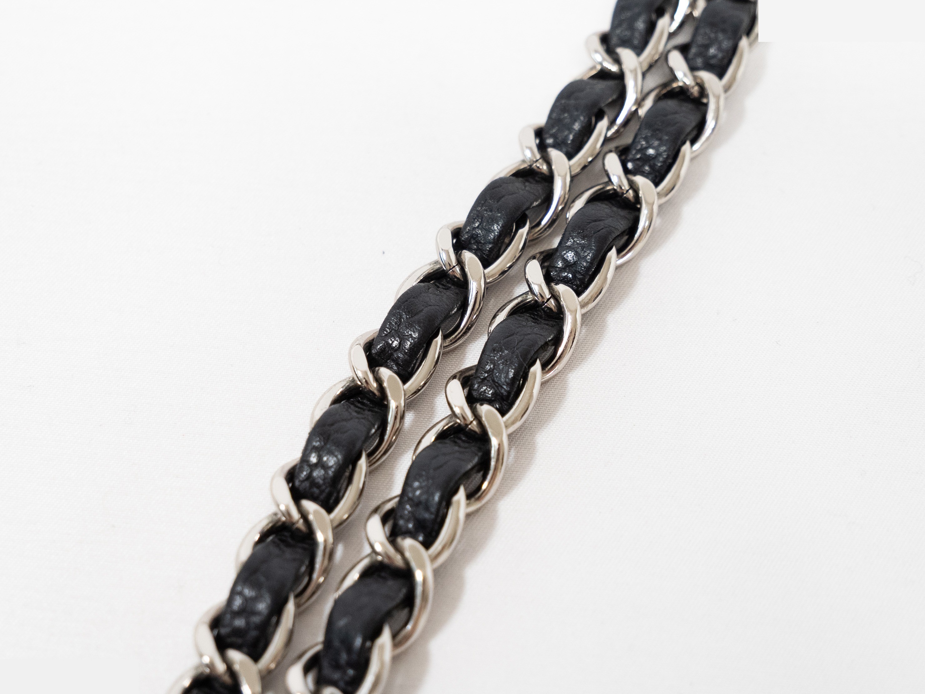 Matelassé Double Flap Caviar Skin Seal — view 7