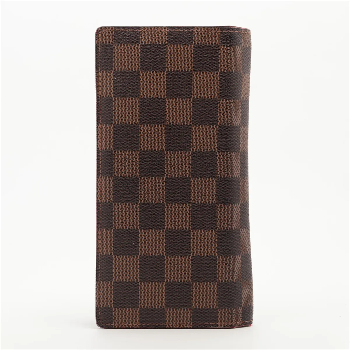 Damier Portefeuille Brazza N60017 SP1180 Brown Long Wallet with Initials — view 2