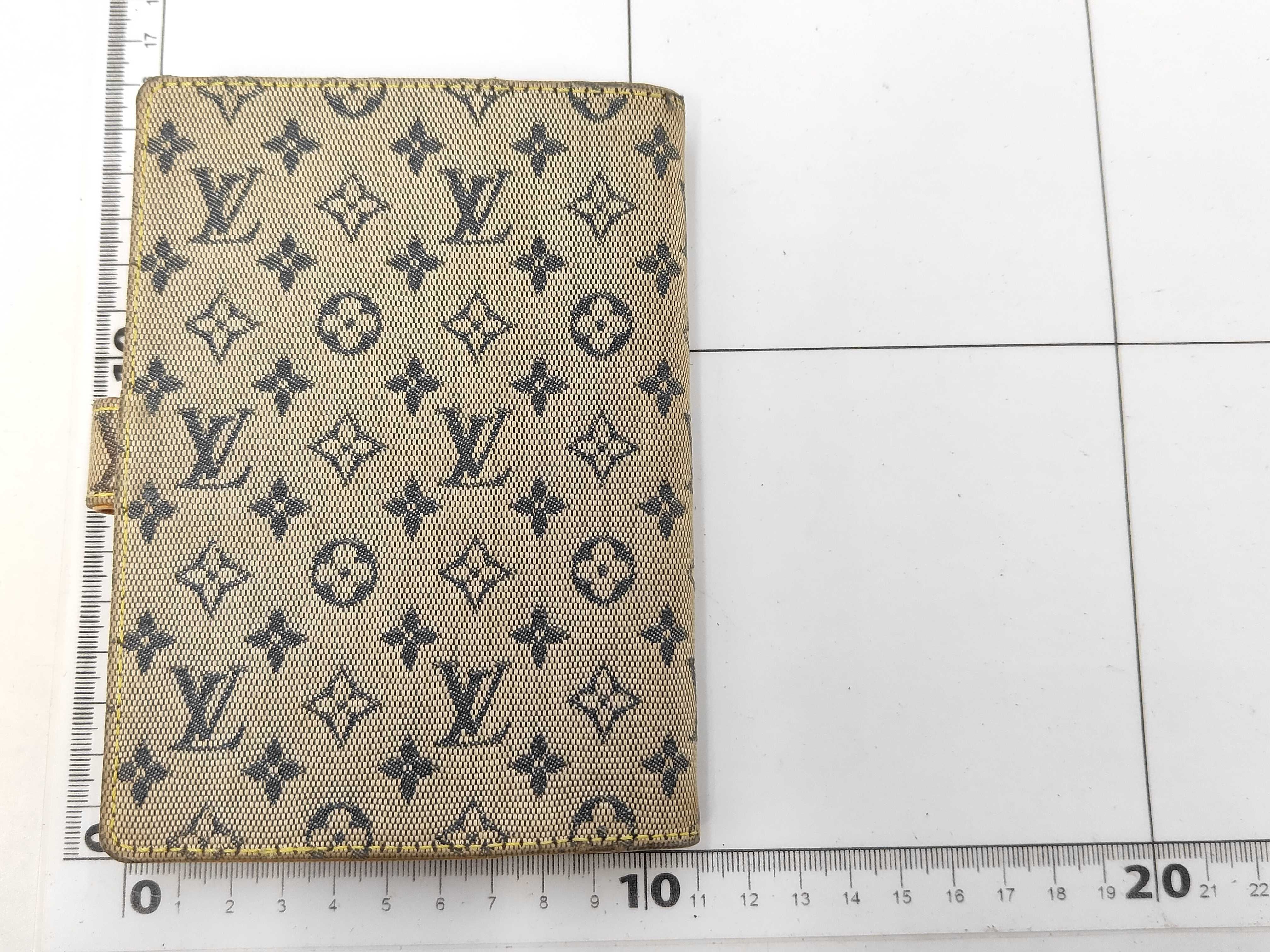 Monogram Denim / Notebook Cover / Canvas Notebook Cover — view 2