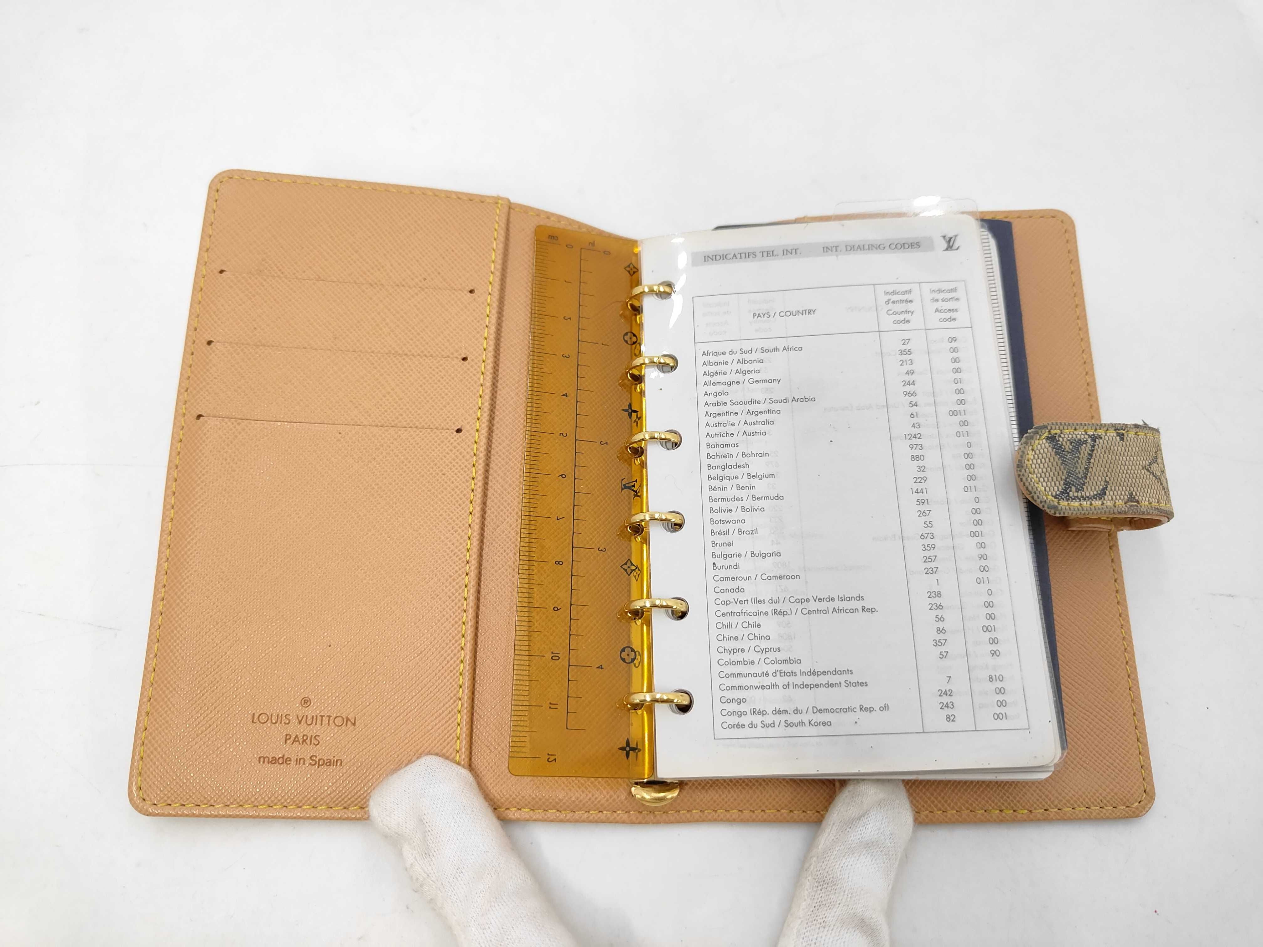 Monogram Denim / Notebook Cover / Canvas Notebook Cover — view 4