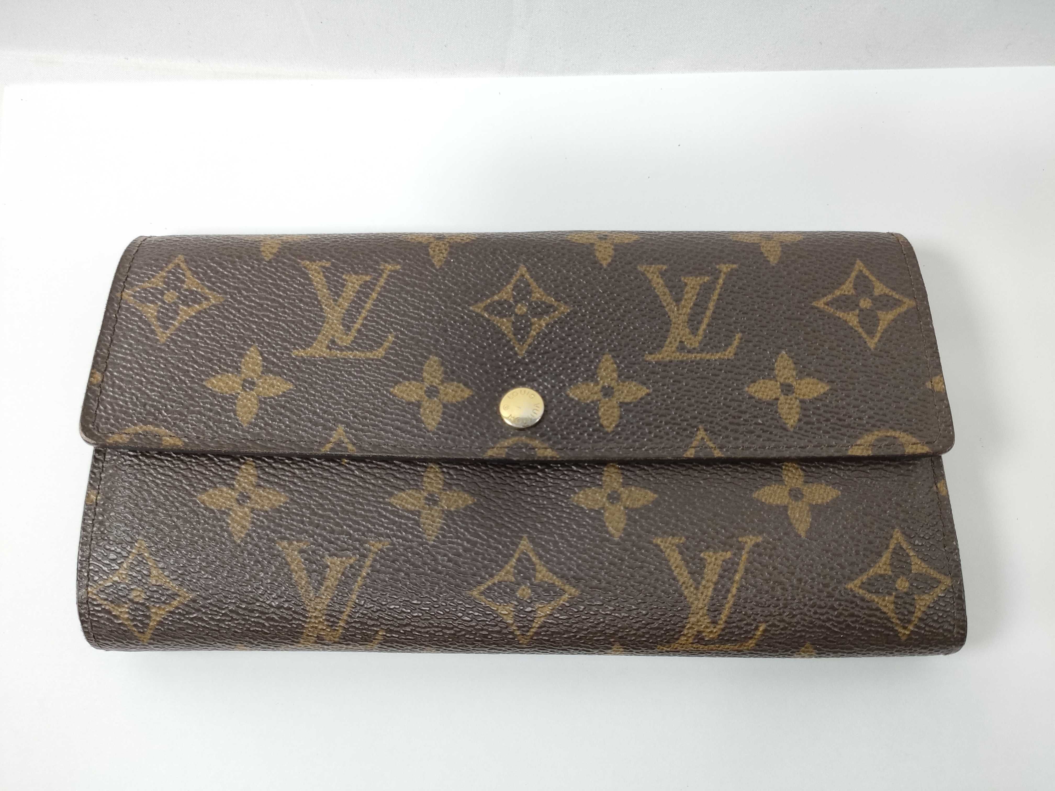Monogram Vuitton Portefeuille Sarah M61734 MI1026 Wallet