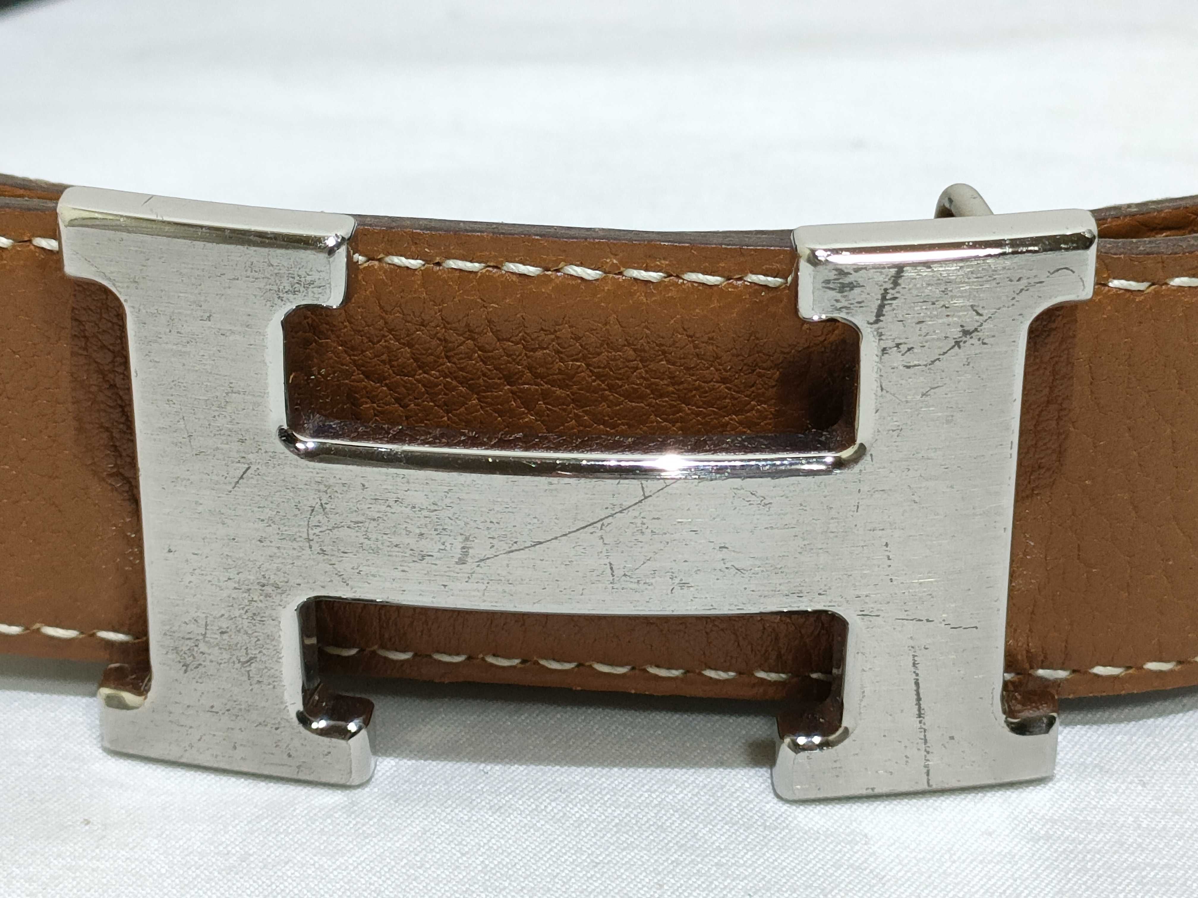 Constance Reversible Leather Belt (Brown & Black) — view 2