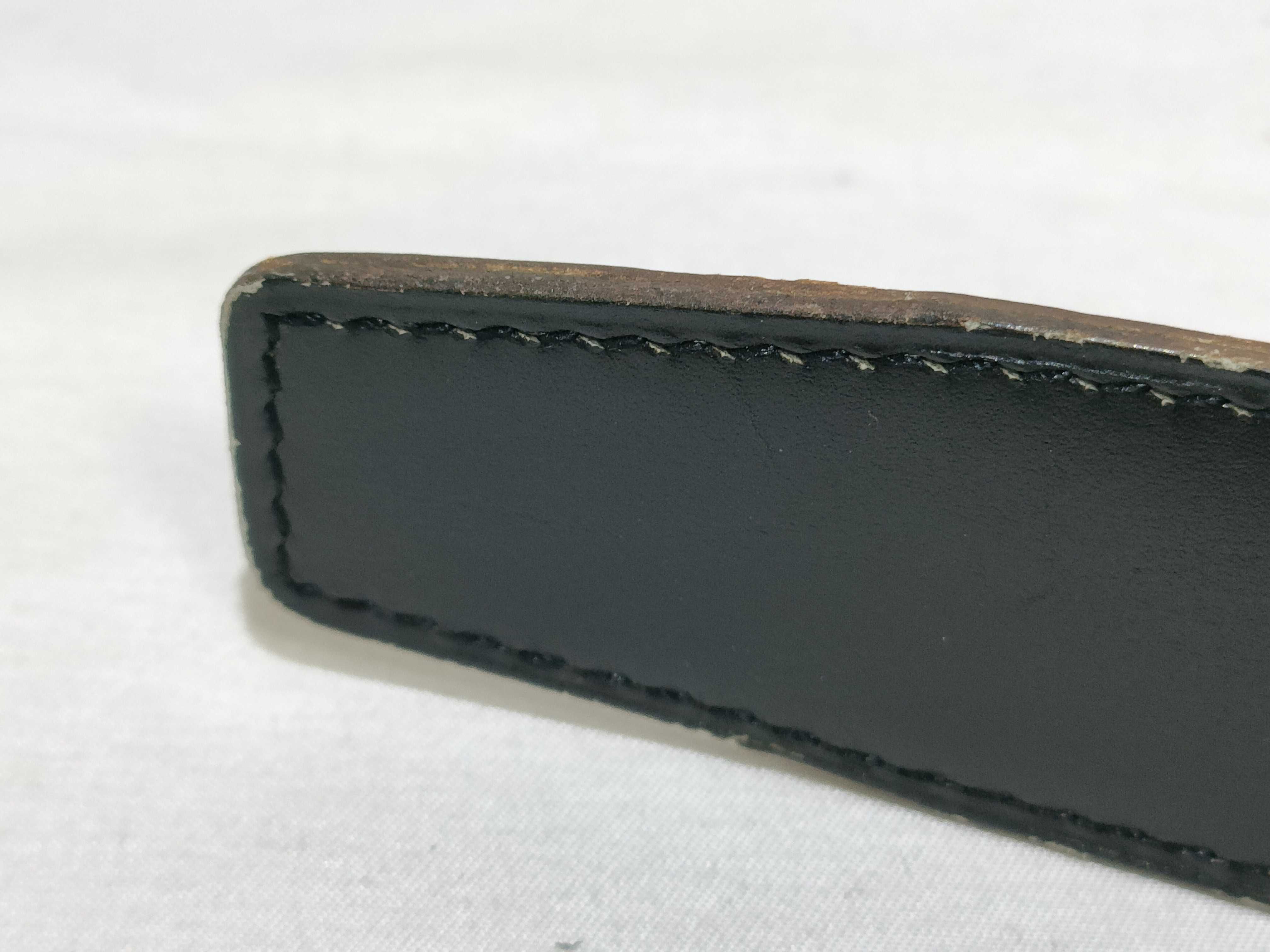 Constance Reversible Leather Belt (Brown & Black) — view 6