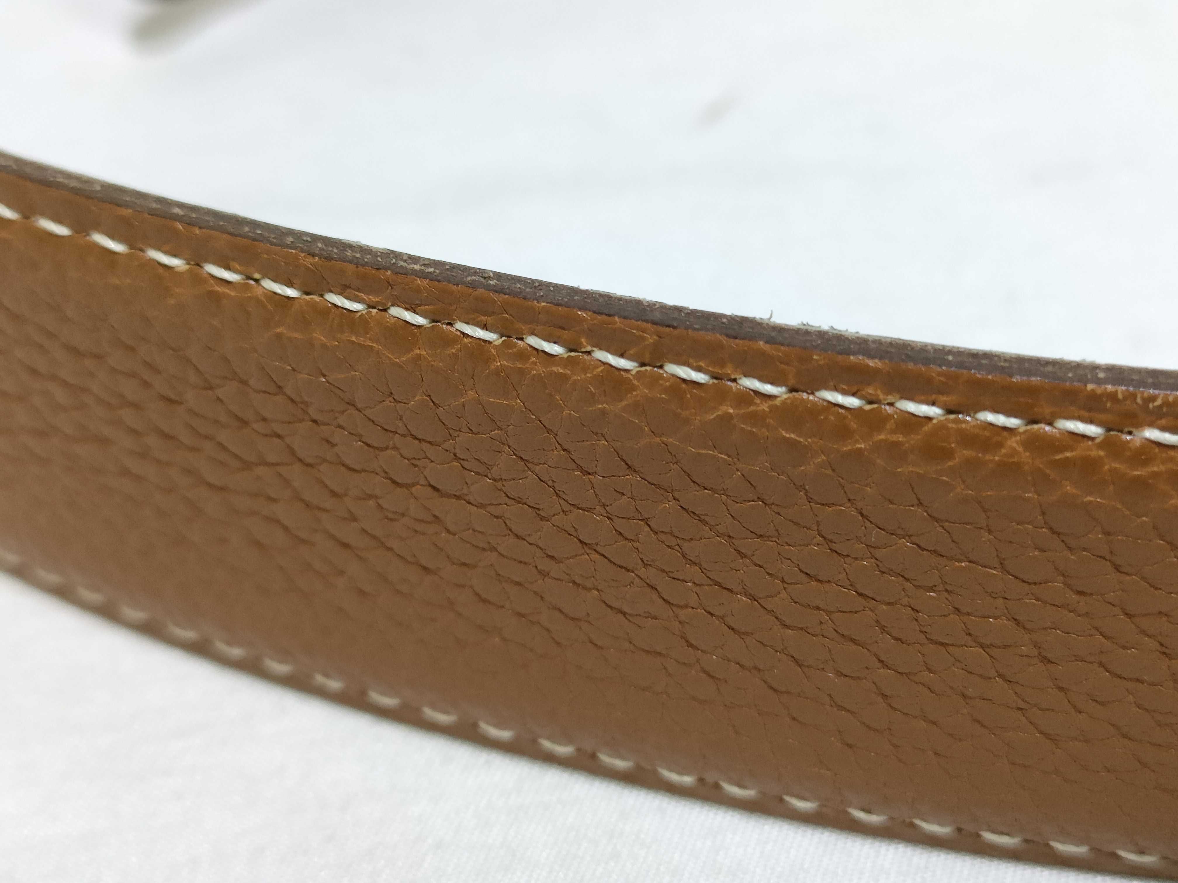 Constance Reversible Leather Belt (Brown & Black) — view 9