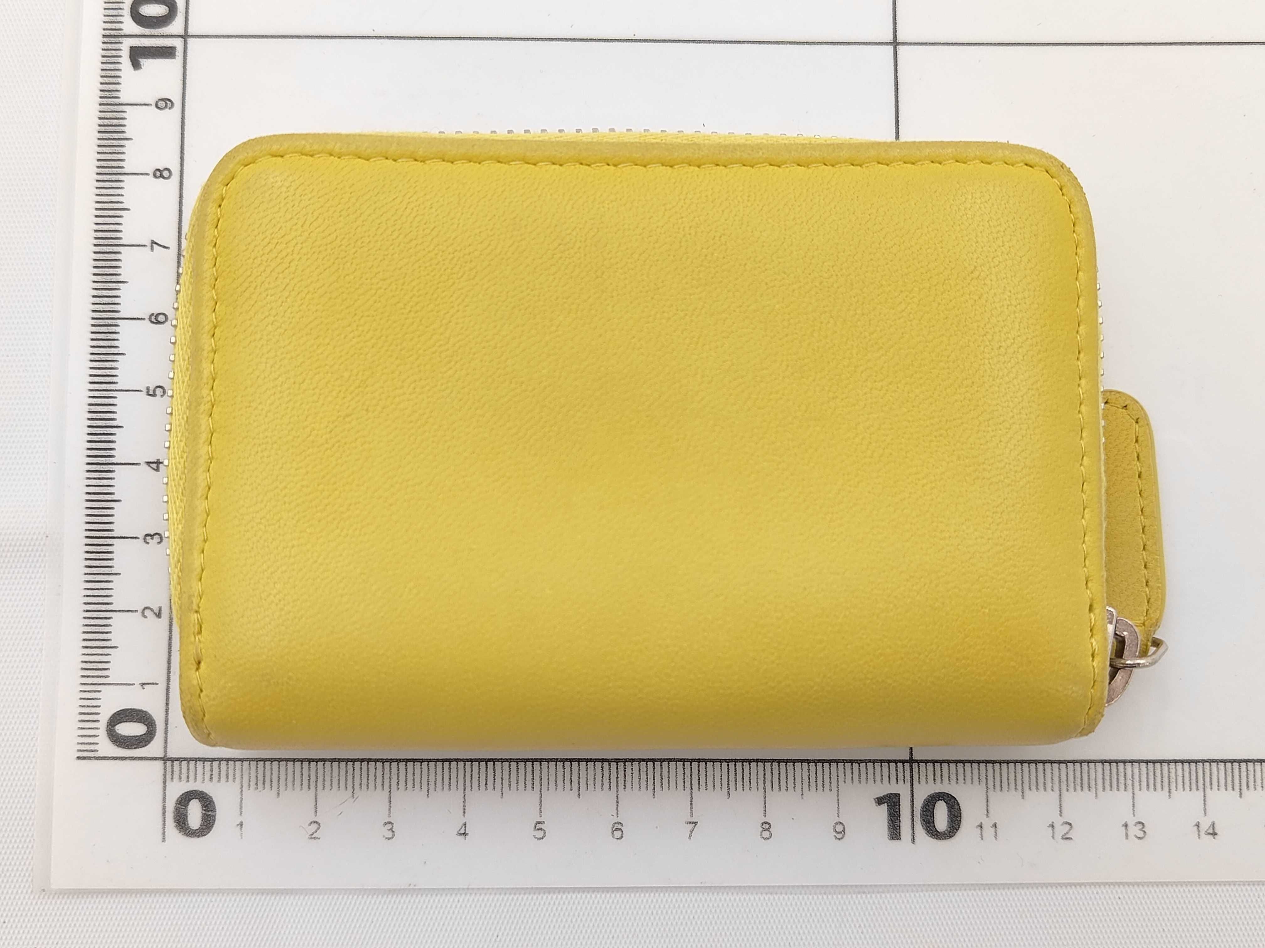 Card Case Yellow Coin Purse — view 2