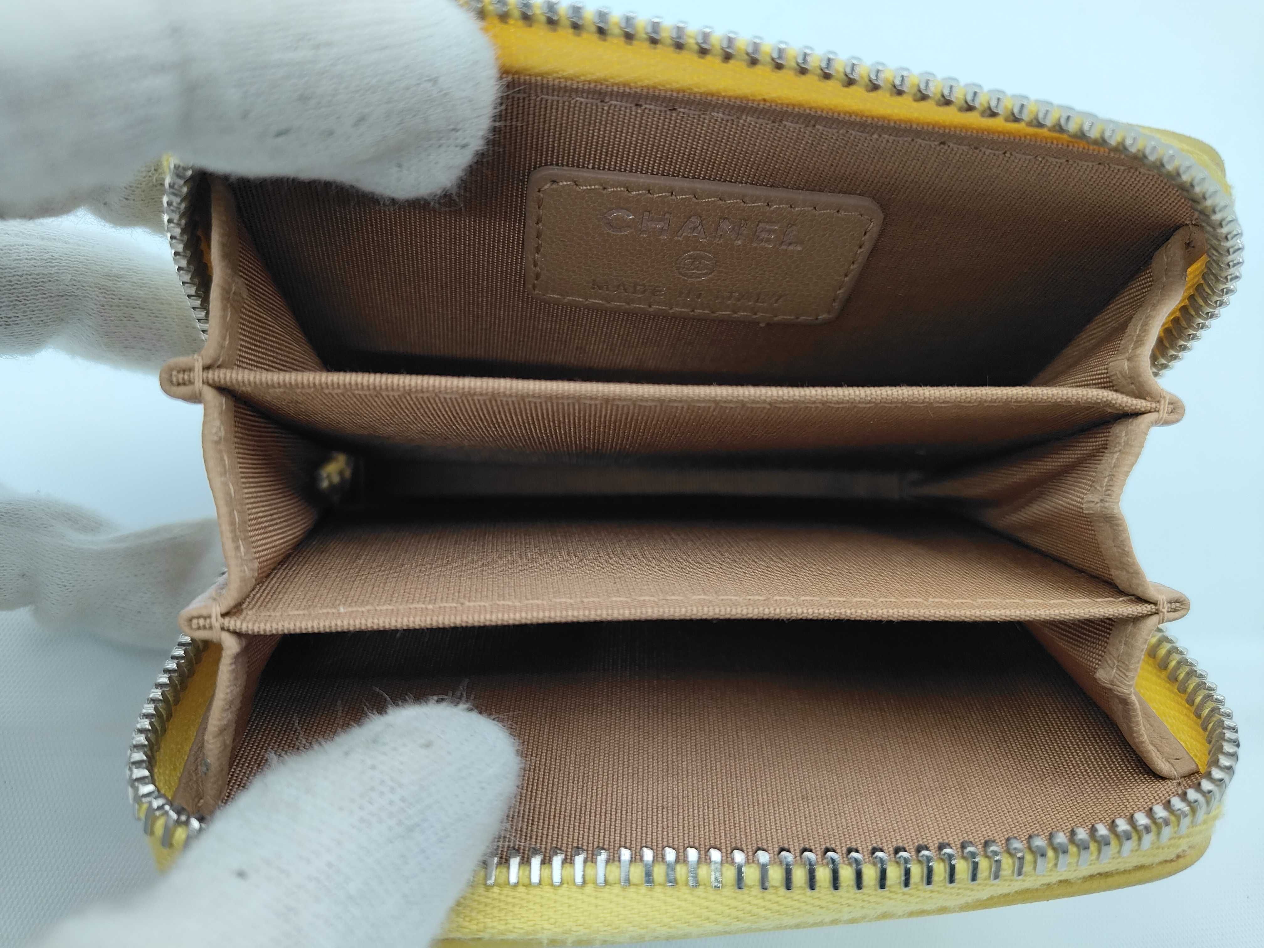 Card Case Yellow Coin Purse — view 4