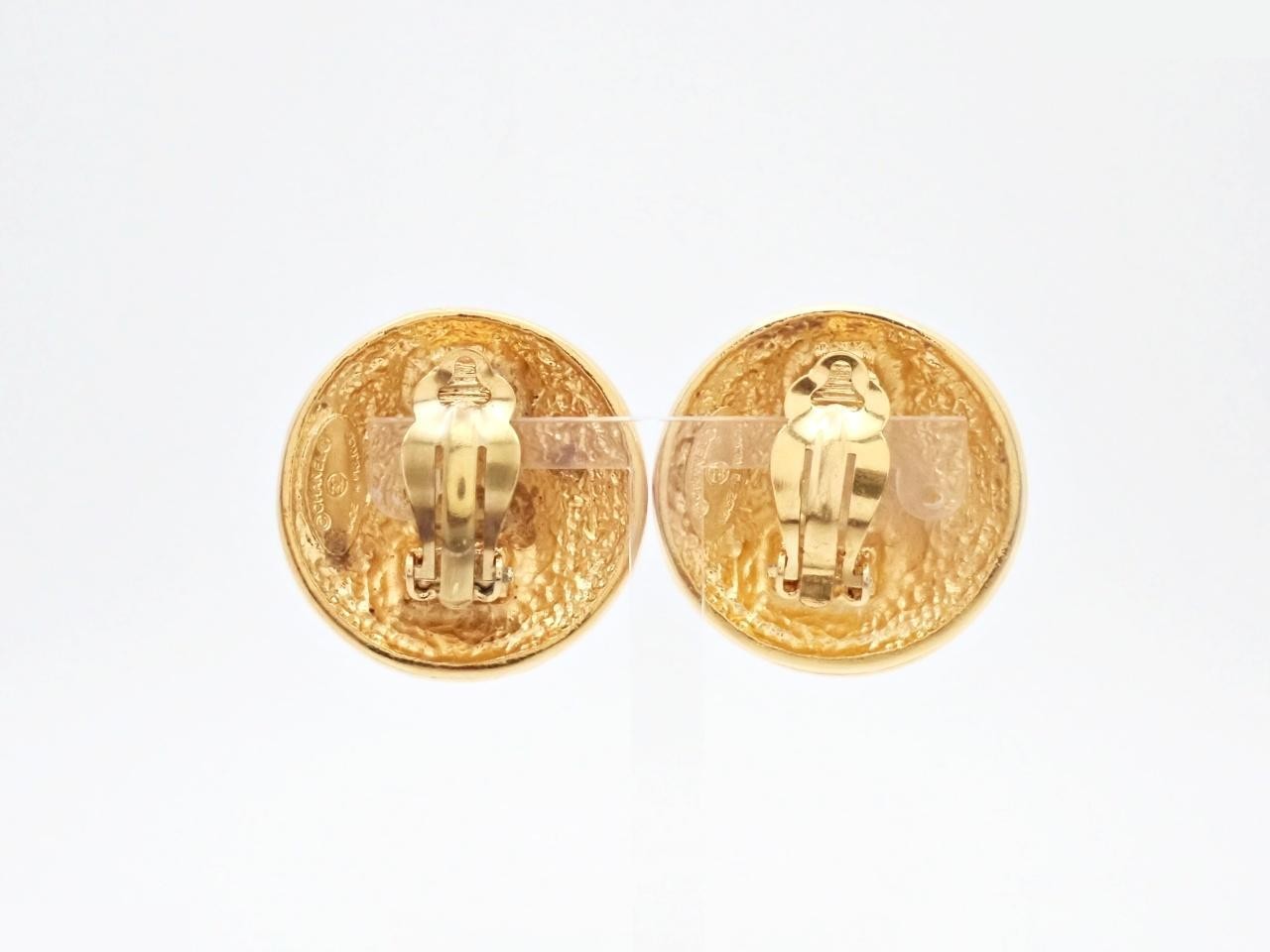 Logo Gold Earrings — view 2