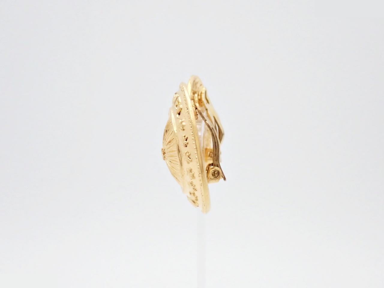 Logo Gold Earrings — view 3