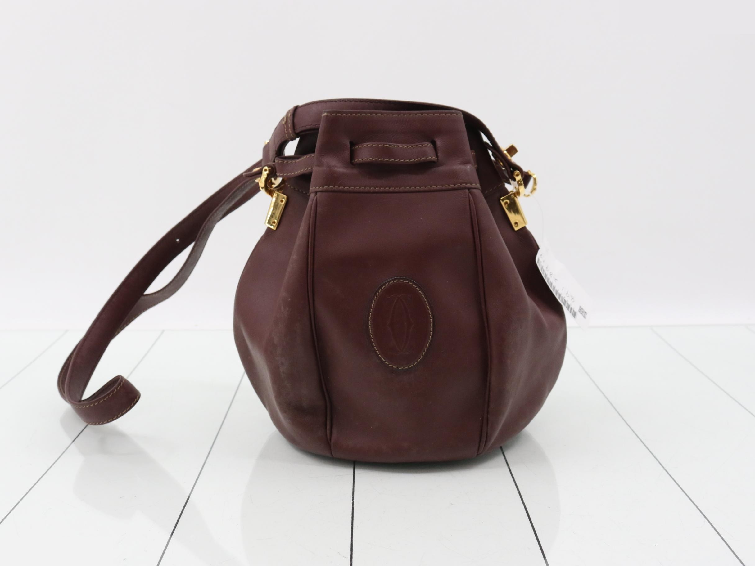 shoulder bag, Bordeaux — view 2