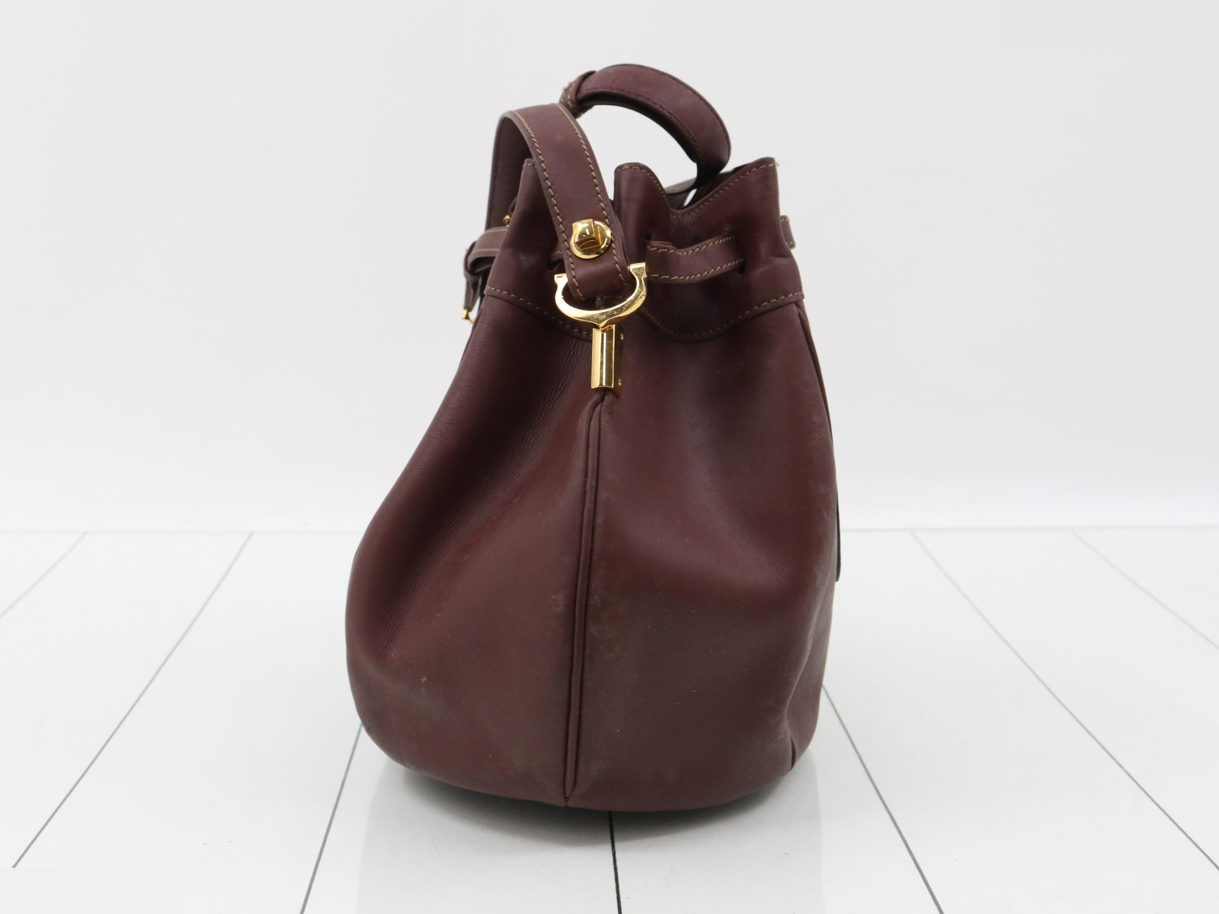 shoulder bag, Bordeaux — view 3