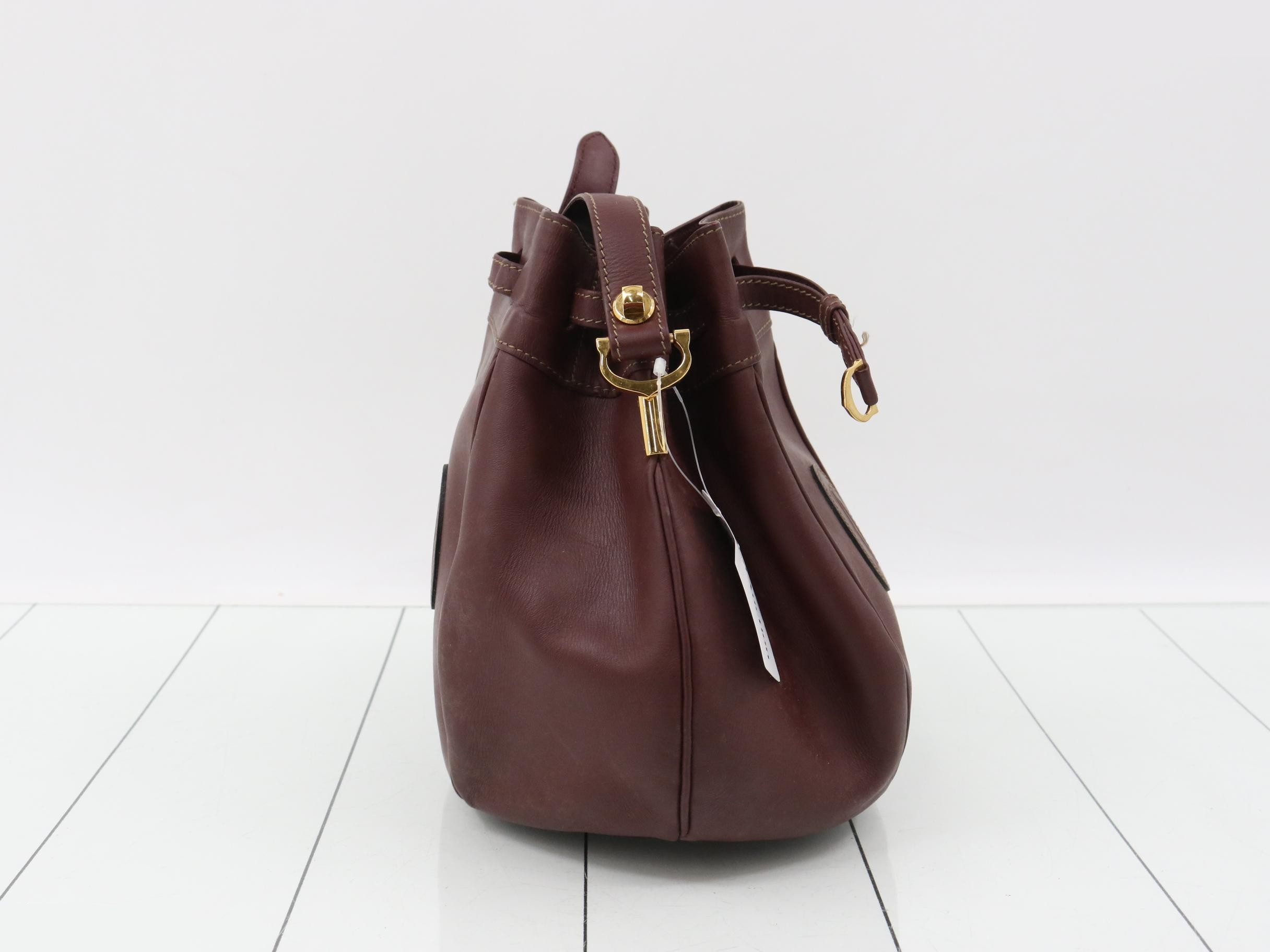 shoulder bag, Bordeaux — view 4